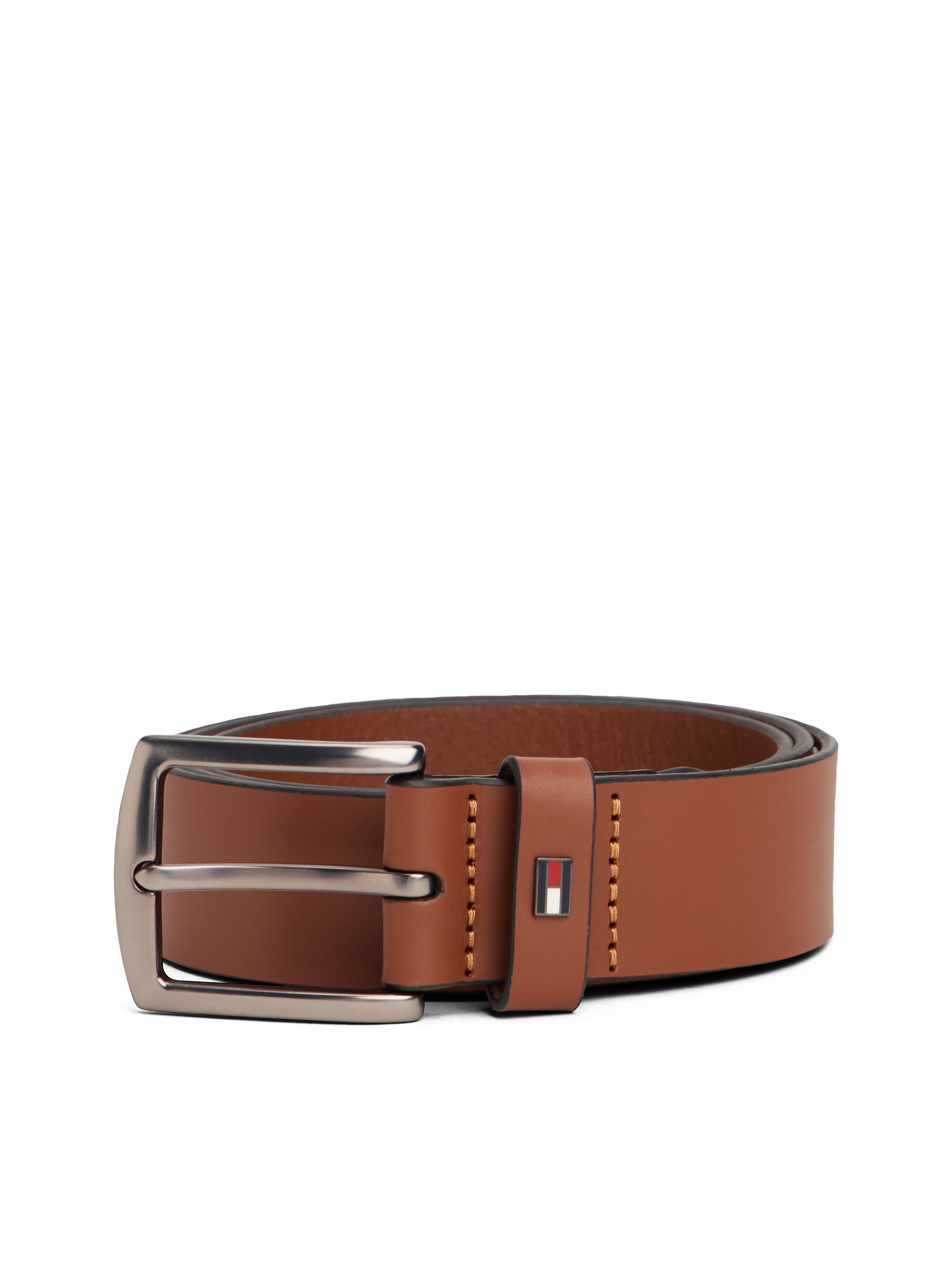 Tommy Hilfiger Ledergürtel »DENTON 3.5 EXT«, Einfachdornschließe, Metalllogo