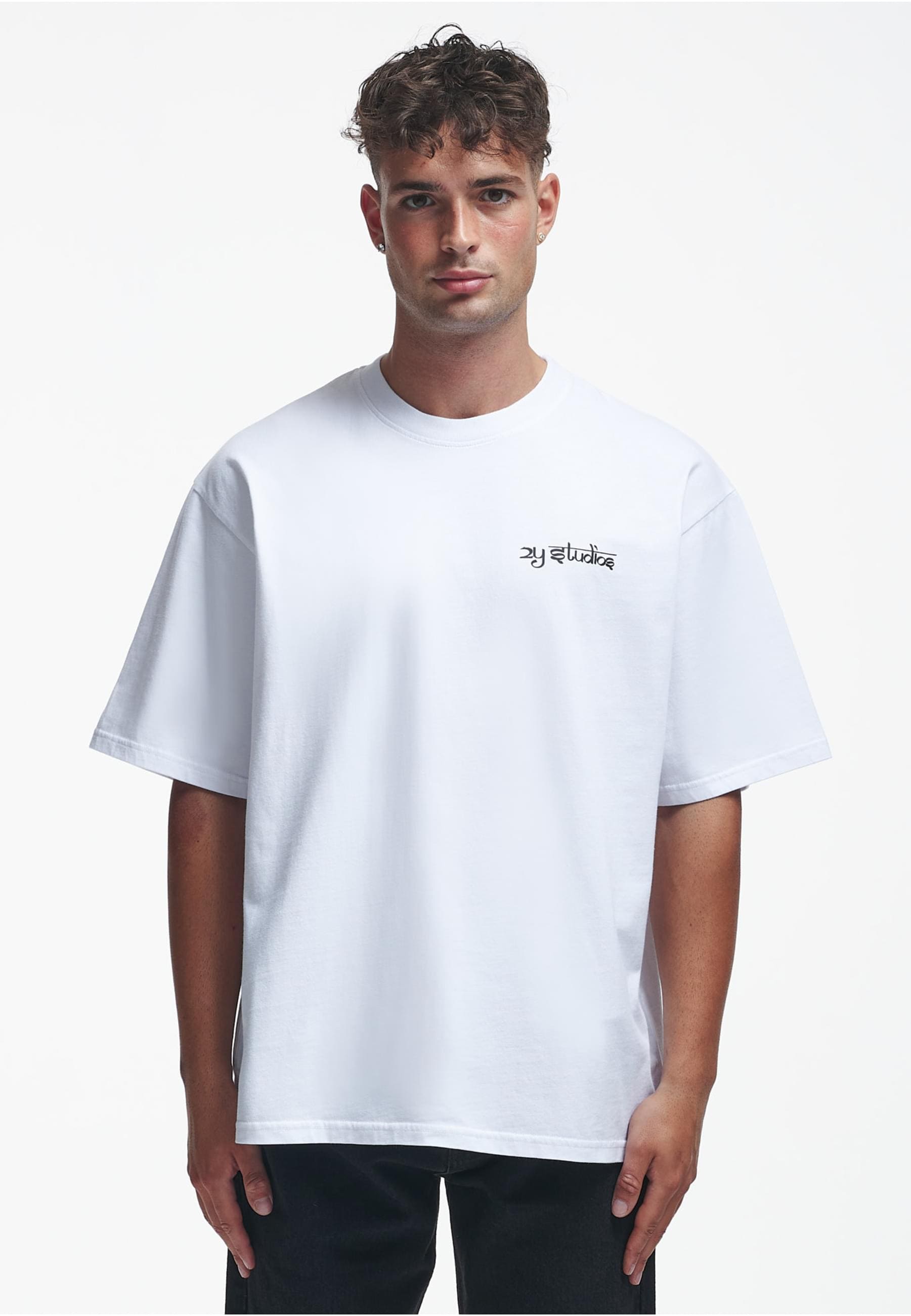2Y Studios T-Shirt »2Y Studios Herren 2Y Tiger Oversize Tee«, (1 tlg.)