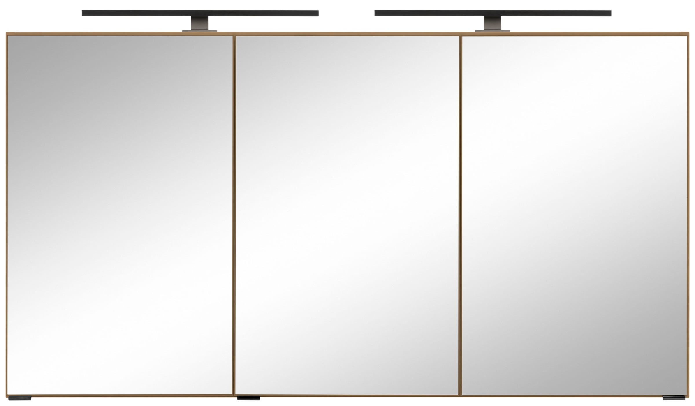 HELD MÖBEL BAUR Badezimmerschrank, inklusive cm, LED-Beleuchtung 120 Spiegeltüren, Badmöbel«, Spiegelschrank | 3D-Effekt, mit Breite »\