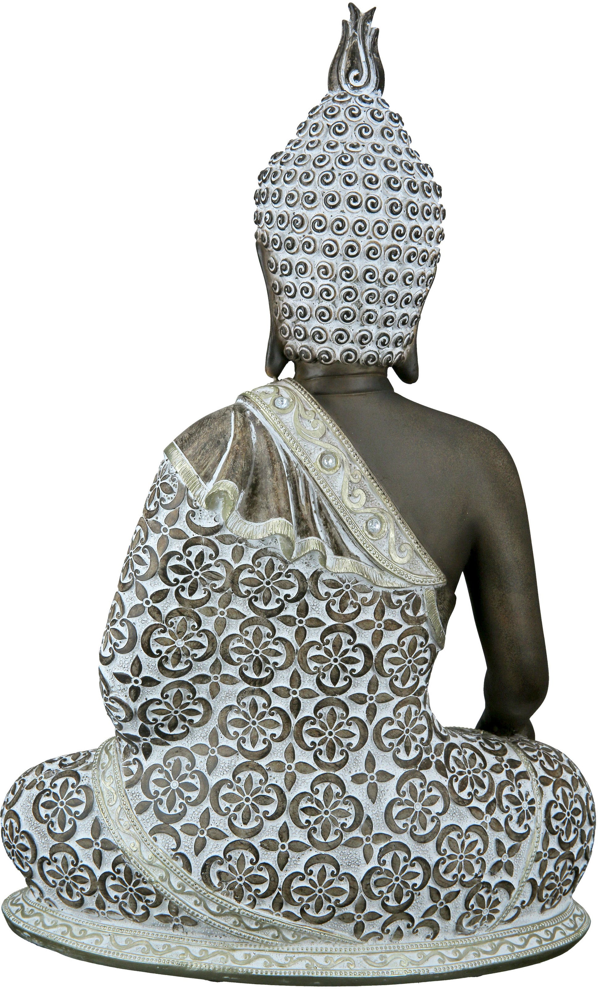 GILDE Buddhafigur »Buddha Mangala | braun-weiß« kaufen BAUR