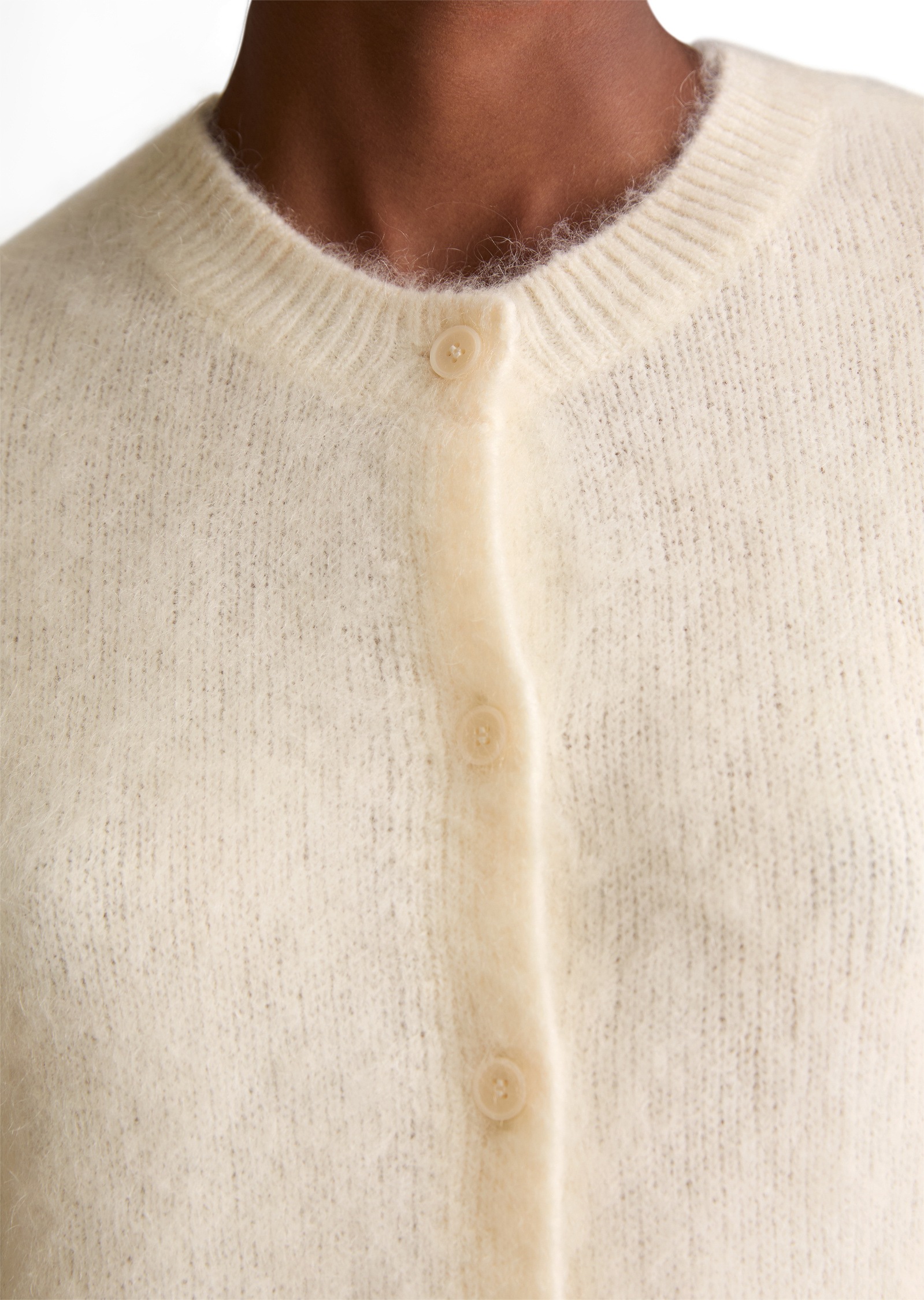 Marc O'Polo DENIM Cardigan »aus flauschigem Wolle-Mohairwolle-Mix«