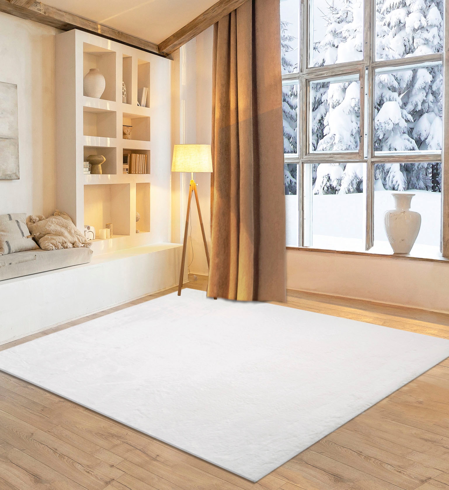 OTTO home Fellteppich "Guidel" rechteckig 30 mm Höhe Kunstfell, Kuscheltepp günstig online kaufen