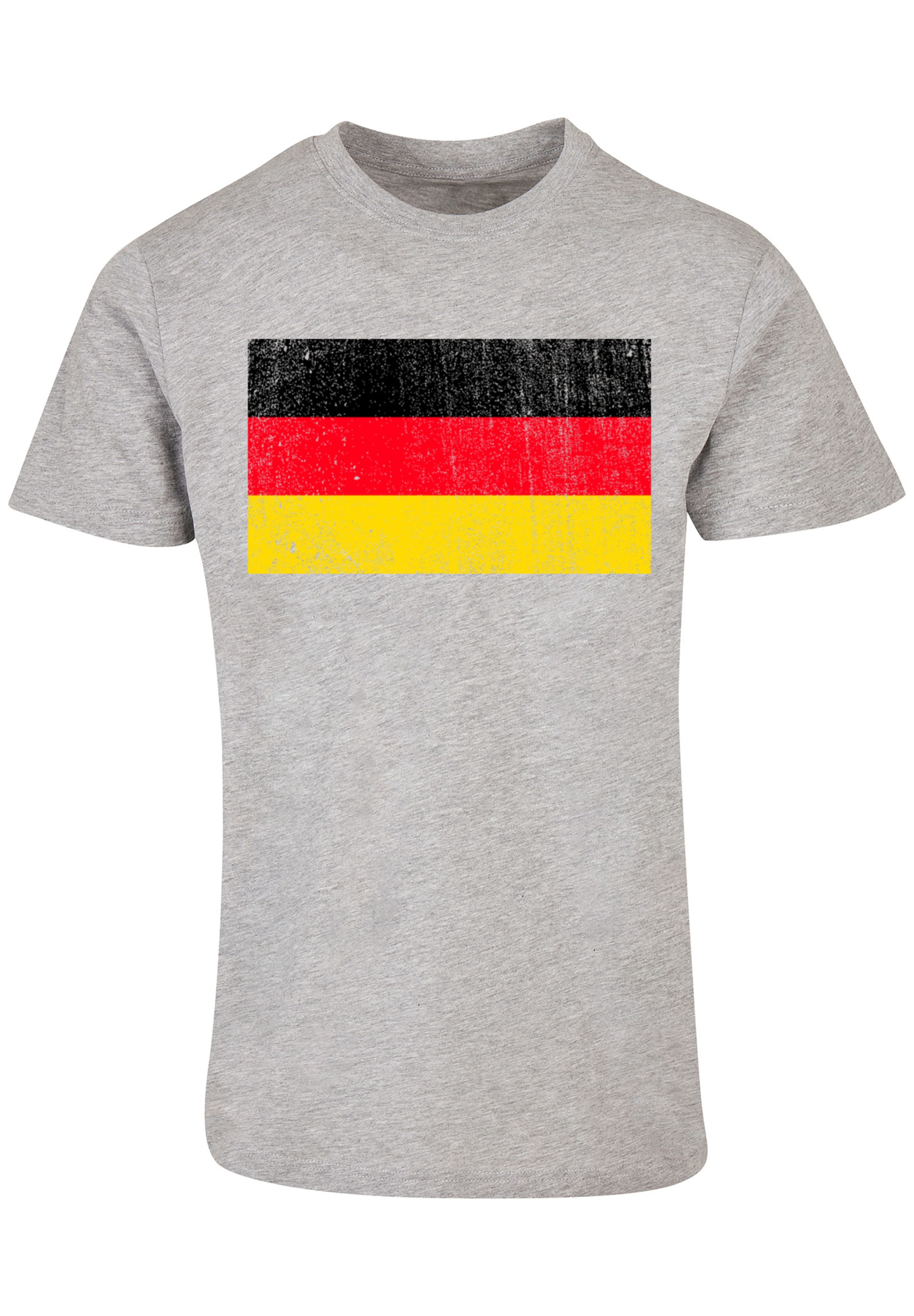 F4NT4STIC T-Shirt »Deutschland Flagge Germany distressed«, Print
