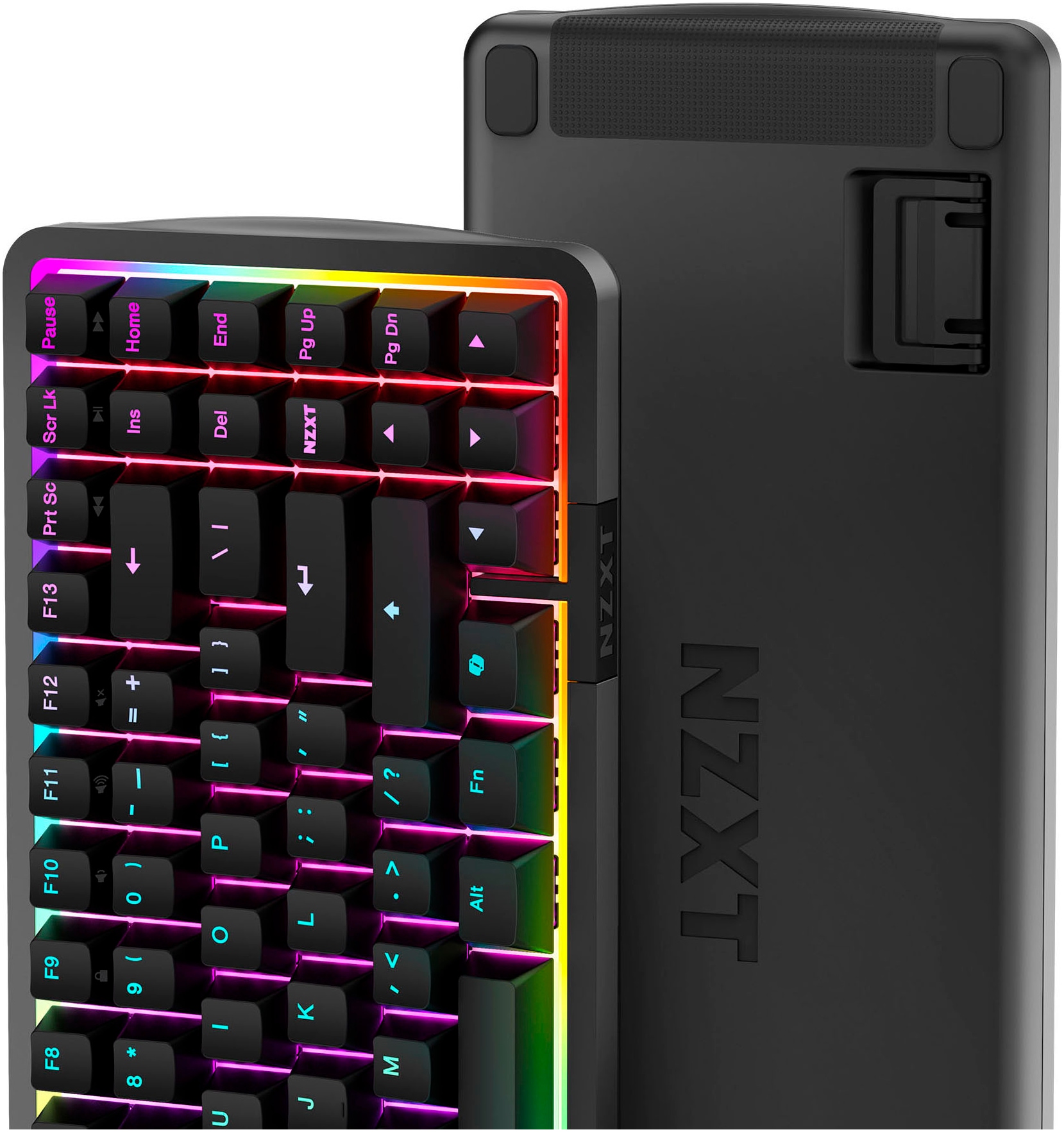 NZXT Gaming-Tastatur »Function Elite MiniTKL«, (Anpassbare Höhe-Fn-Tasten-USB-Anschluss-Profil-Speicher-Profil-Speicher)