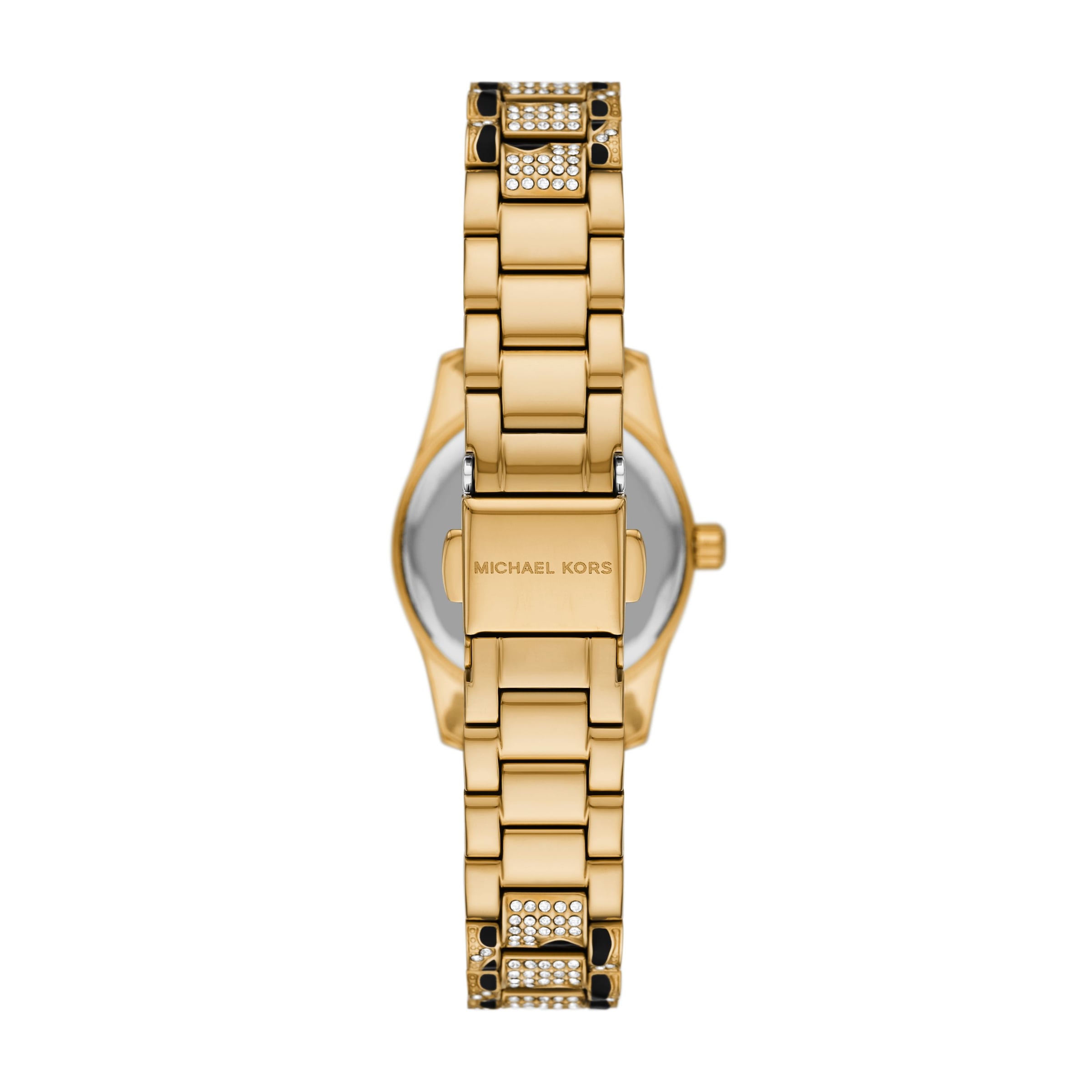 MICHAEL KORS Quarzuhr »Lexington« Armbanduhr, Edelstahlarmband, analog, Glassteine
