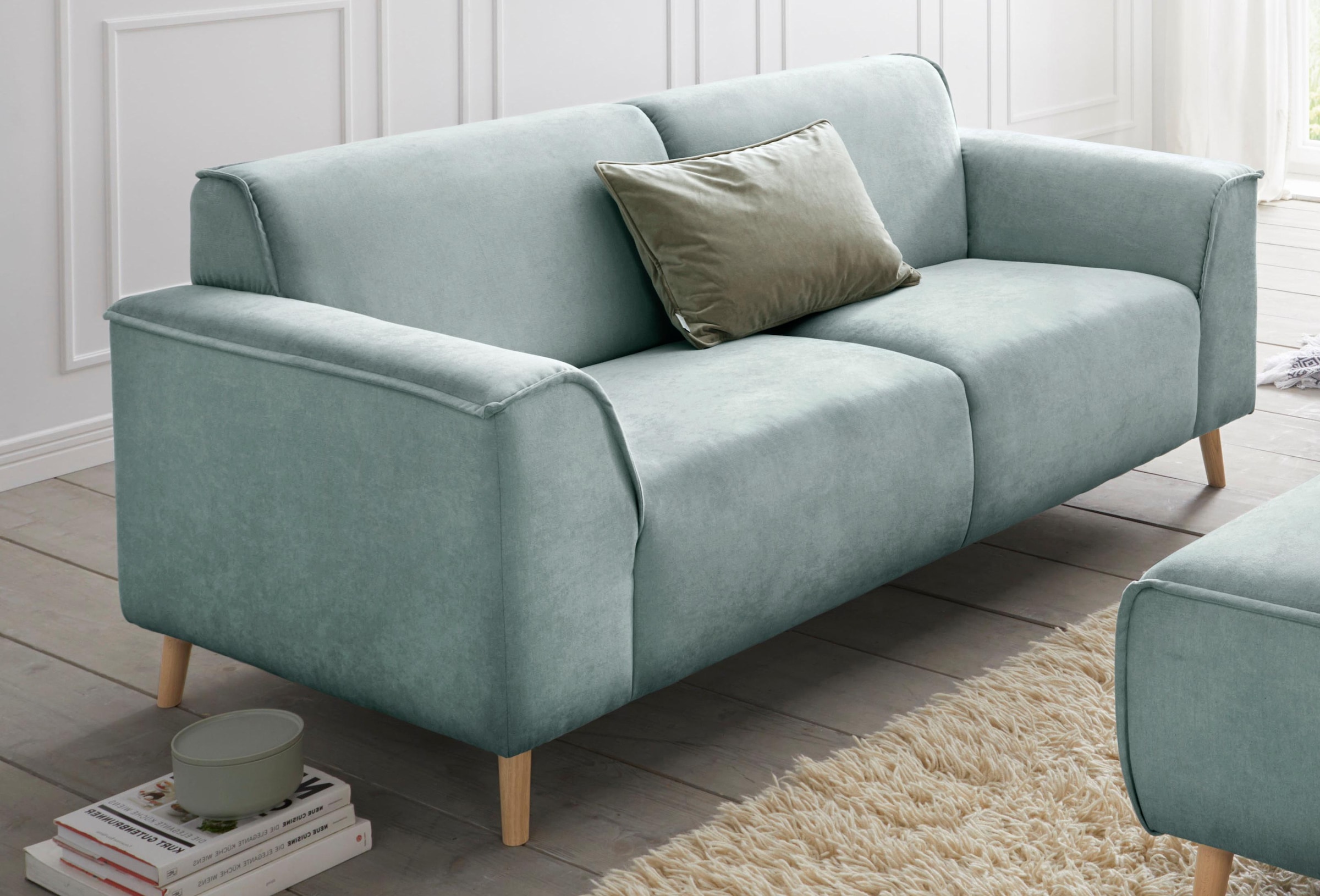 Home affaire 2,5-Sitzer "Janek Scandic Design, elegant und zeitlos" mit Fed günstig online kaufen