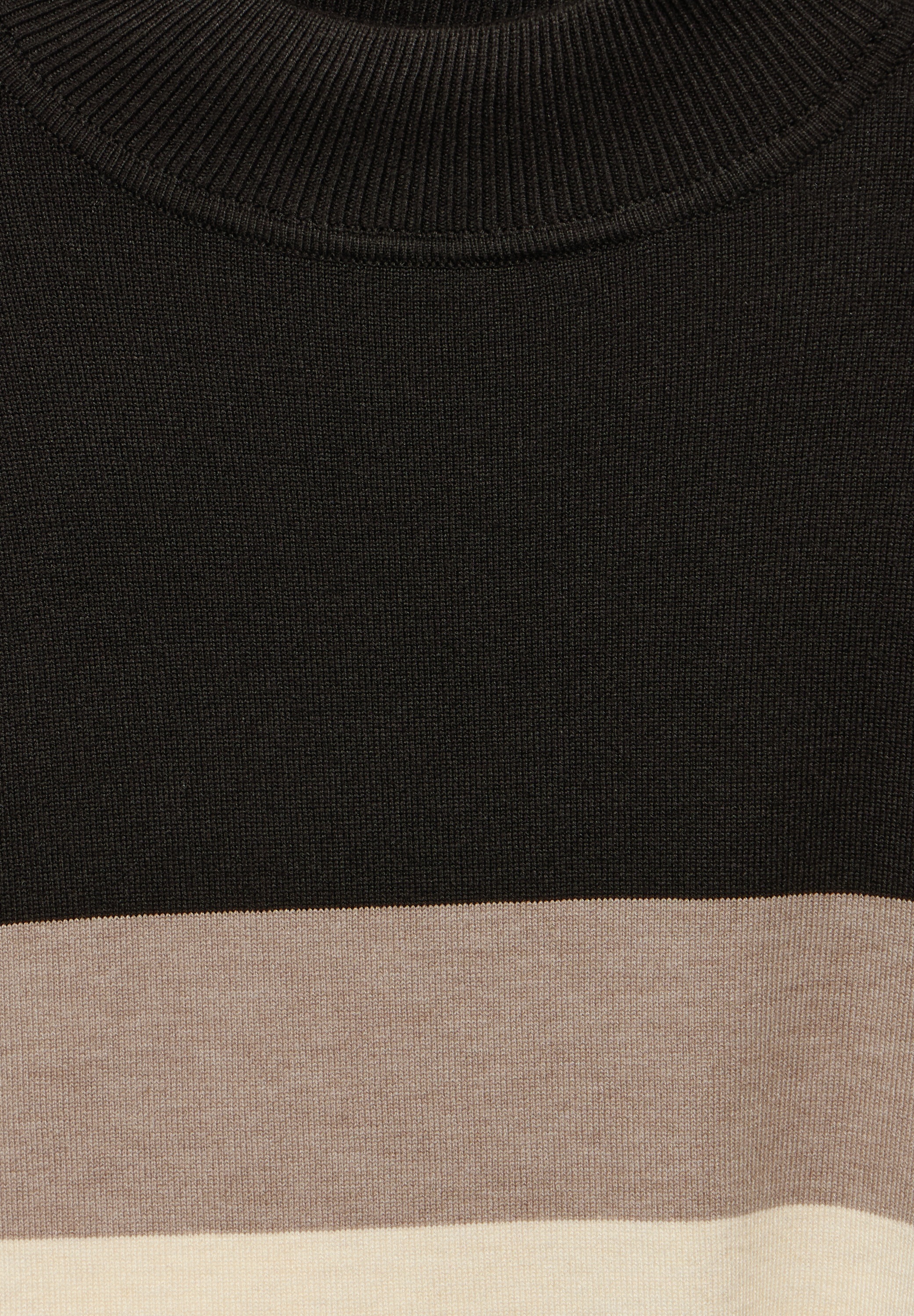 STREET ONE Strickpullover, mit Stehkragen