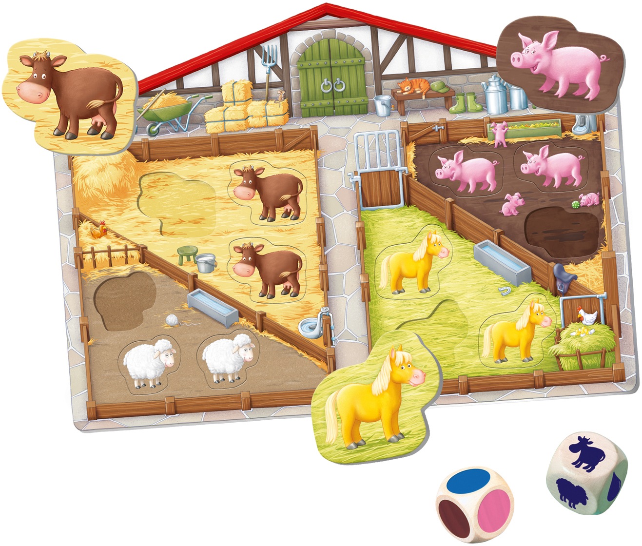 Ravensburger Spiel »ministeps® Unser Bauernhof-Spiel«, Made in Europe, FSC® - schützt Wald - weltweit