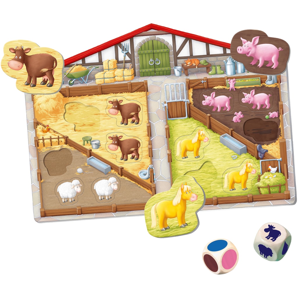 Ravensburger Spiel »ministeps® Unser Bauernhof-Spiel«, Made in Europe, FSC® - schützt Wald - weltweit