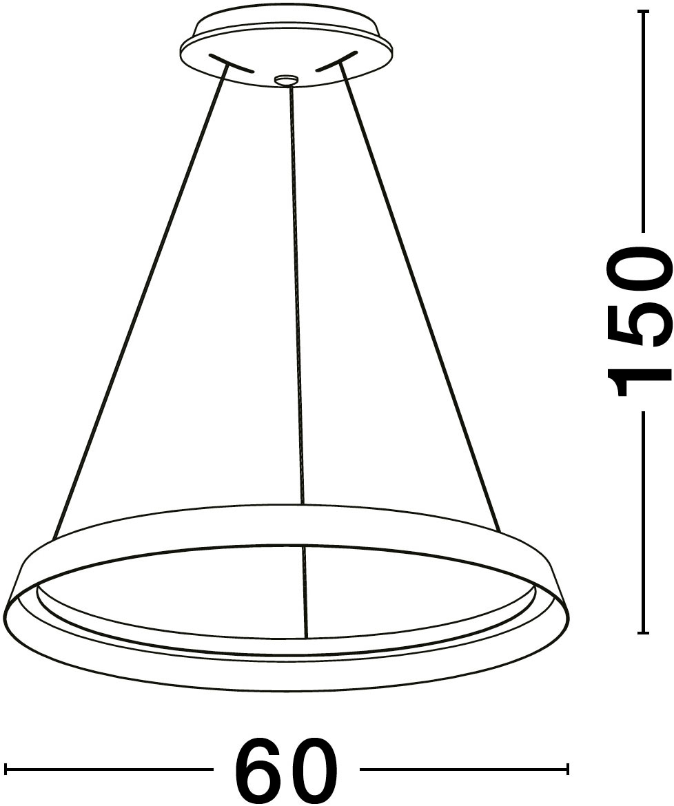 Nova Luce Pendelleuchte »ORMI«, 1 flammig