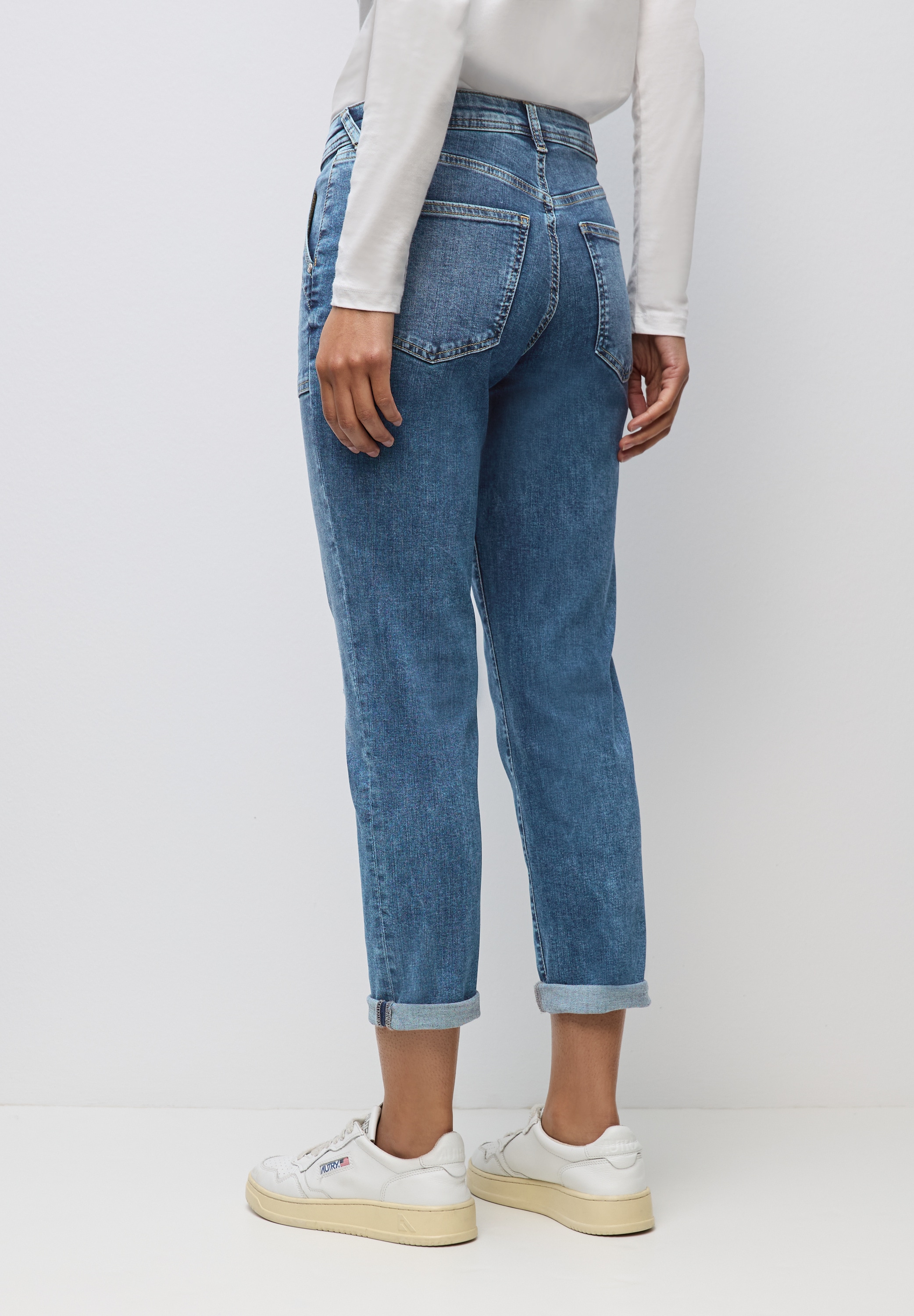 STREET ONE Loose-fit-Jeans, in Destroyed-Optik günstig online kaufen