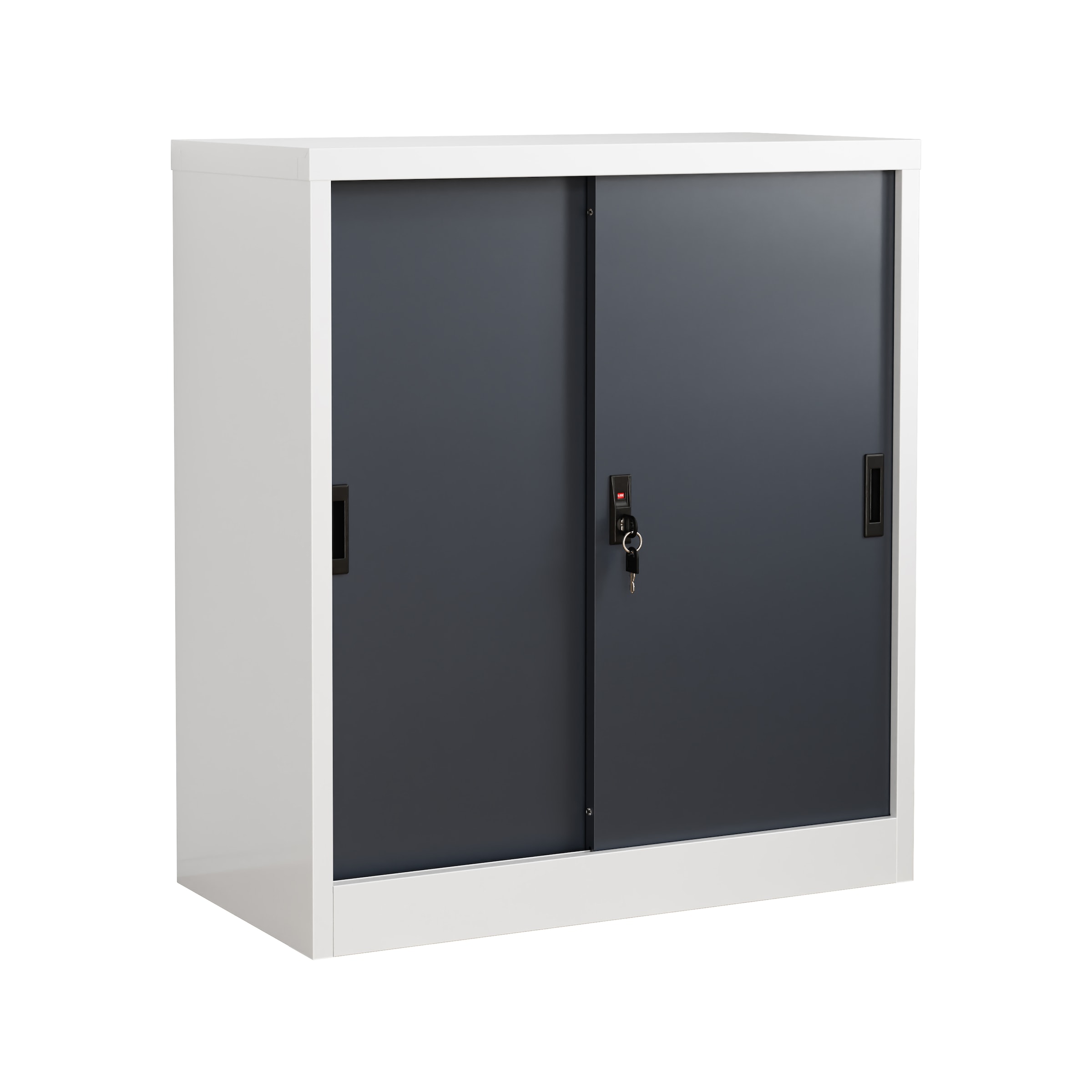 VCM Aktenschrank »Büroschrank Stahlschrank abschließbar Malivo 2fach« 1 Stk. tlg.