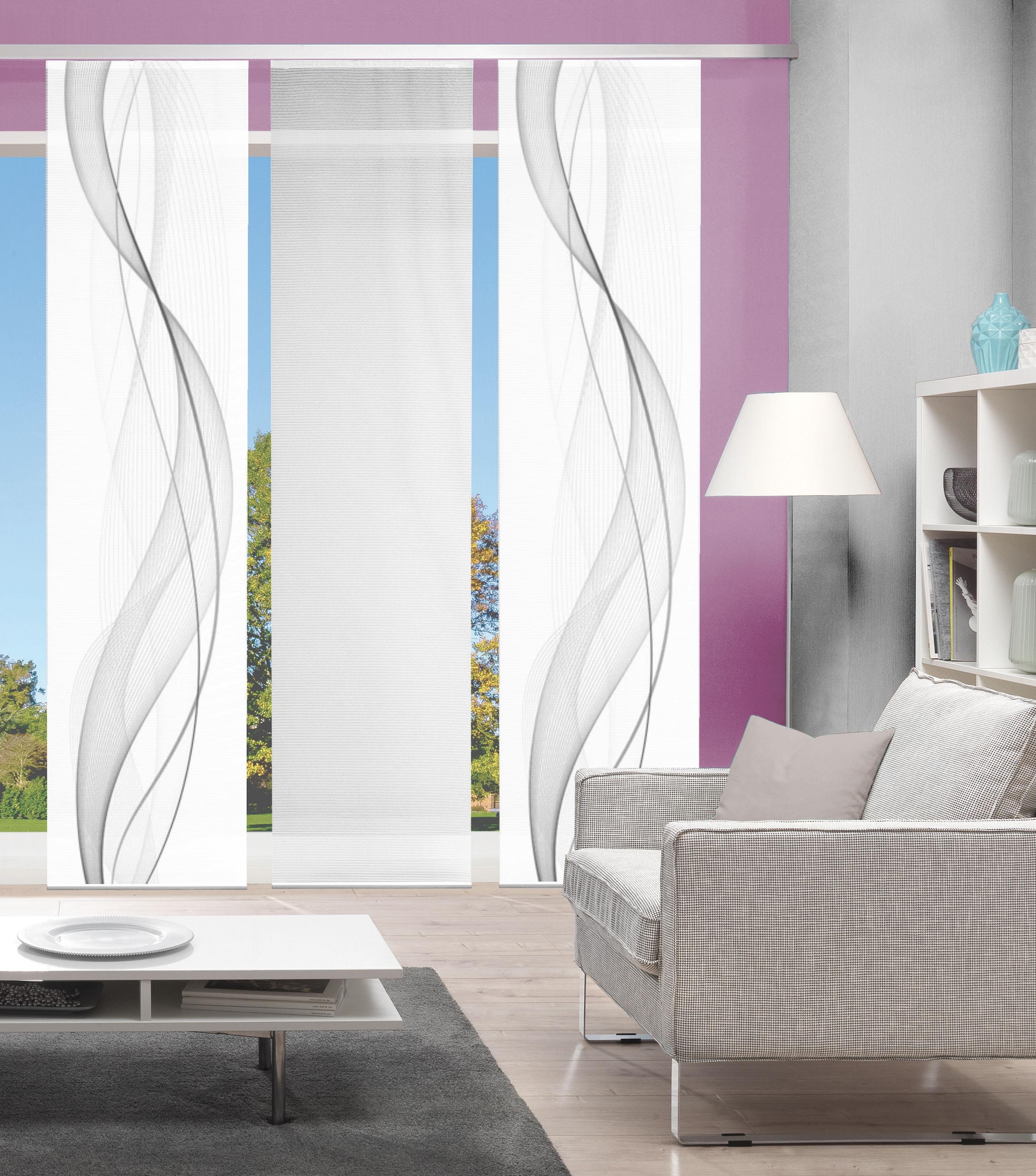 Vision S "3ER SET HEIGHTS" Paneelwagen 3 Stk. tlg. HxB: 260x60, Schiebevorh günstig online kaufen