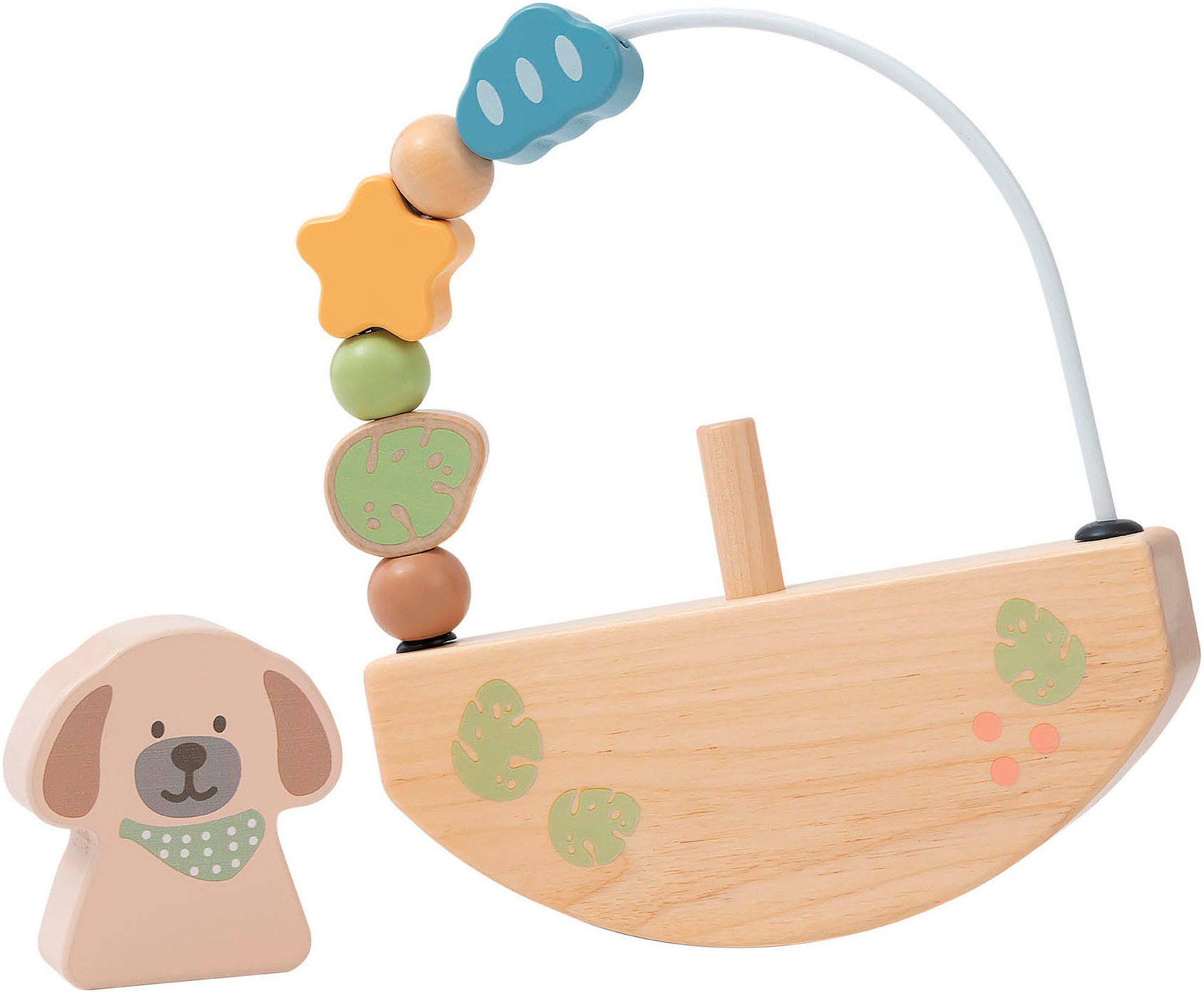 Sterntaler® Motorikschleife »Hund Lucky Motorikwippe« FSC® - schützt Wald