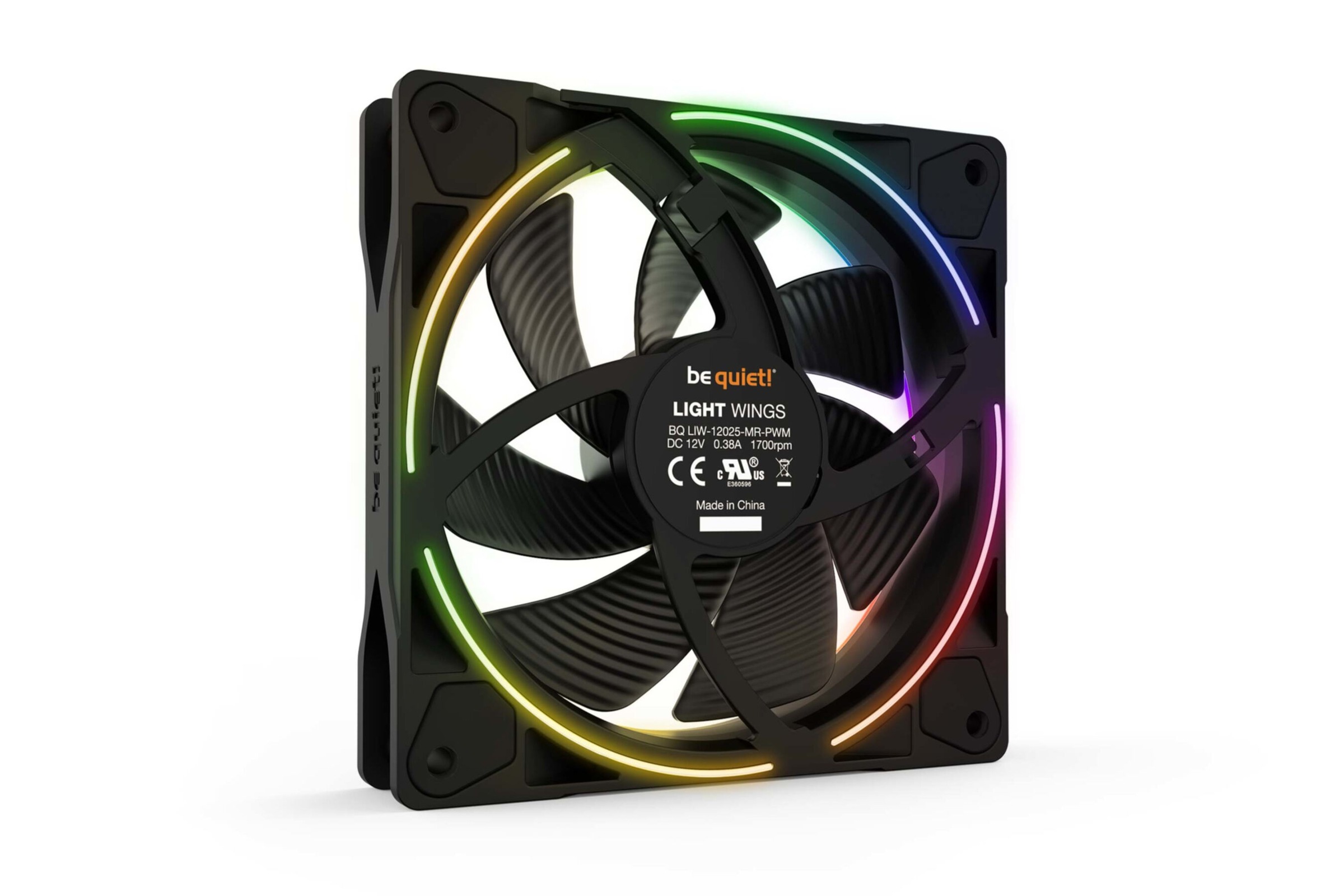 be quiet! Gehäuselüfter »Light Wings PWM 120mm Triple-Pack«, (Packung, 3 St.)