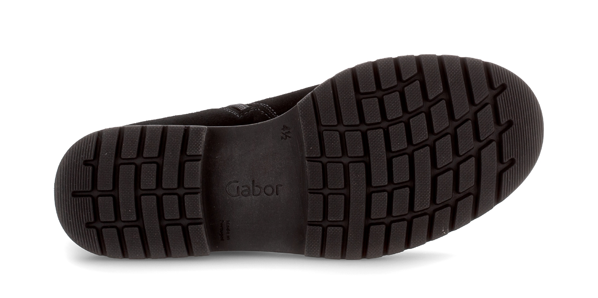 Gabor Chelseaboots »KOS«, Blockabsatz, Stiefelette mit meliertem Stretcheinsatz, in Extraweite K
