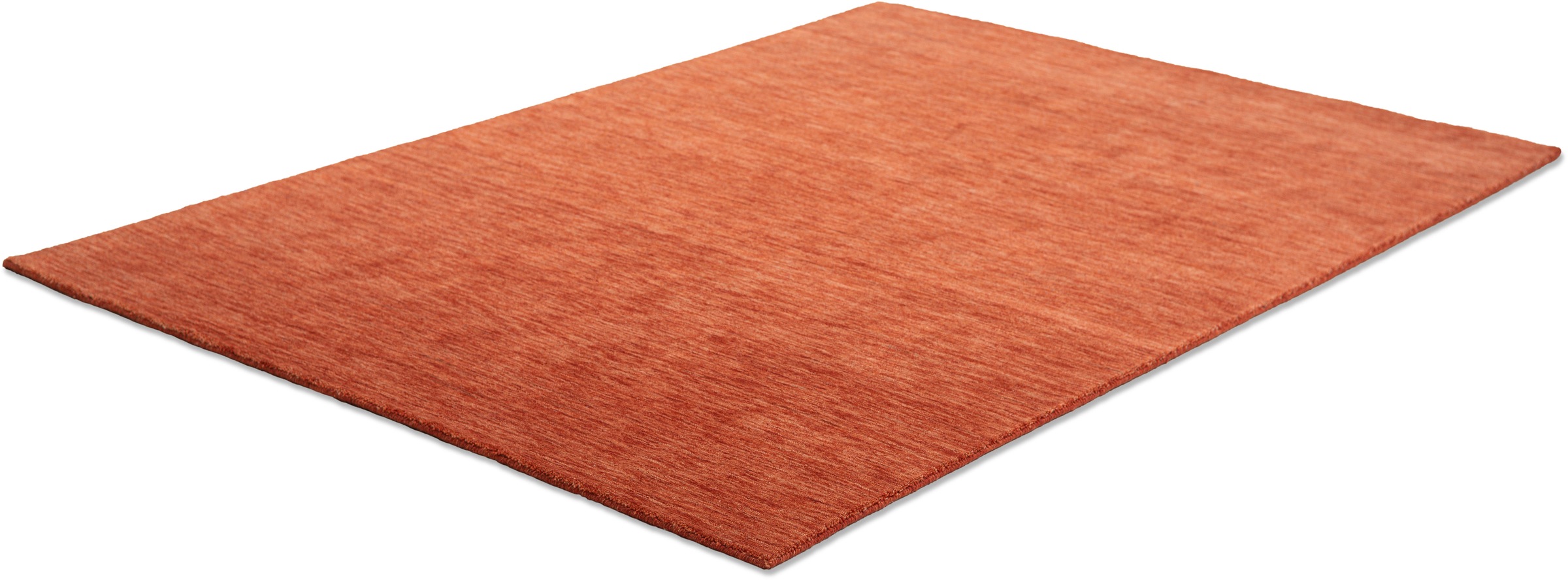 Thumbnail - OTTO home Wollteppich "Karchau" rechteckig 13 mm Höhe Handweb Teppich, meliert, reine Wolle, handgewebt, brilliante Farb...