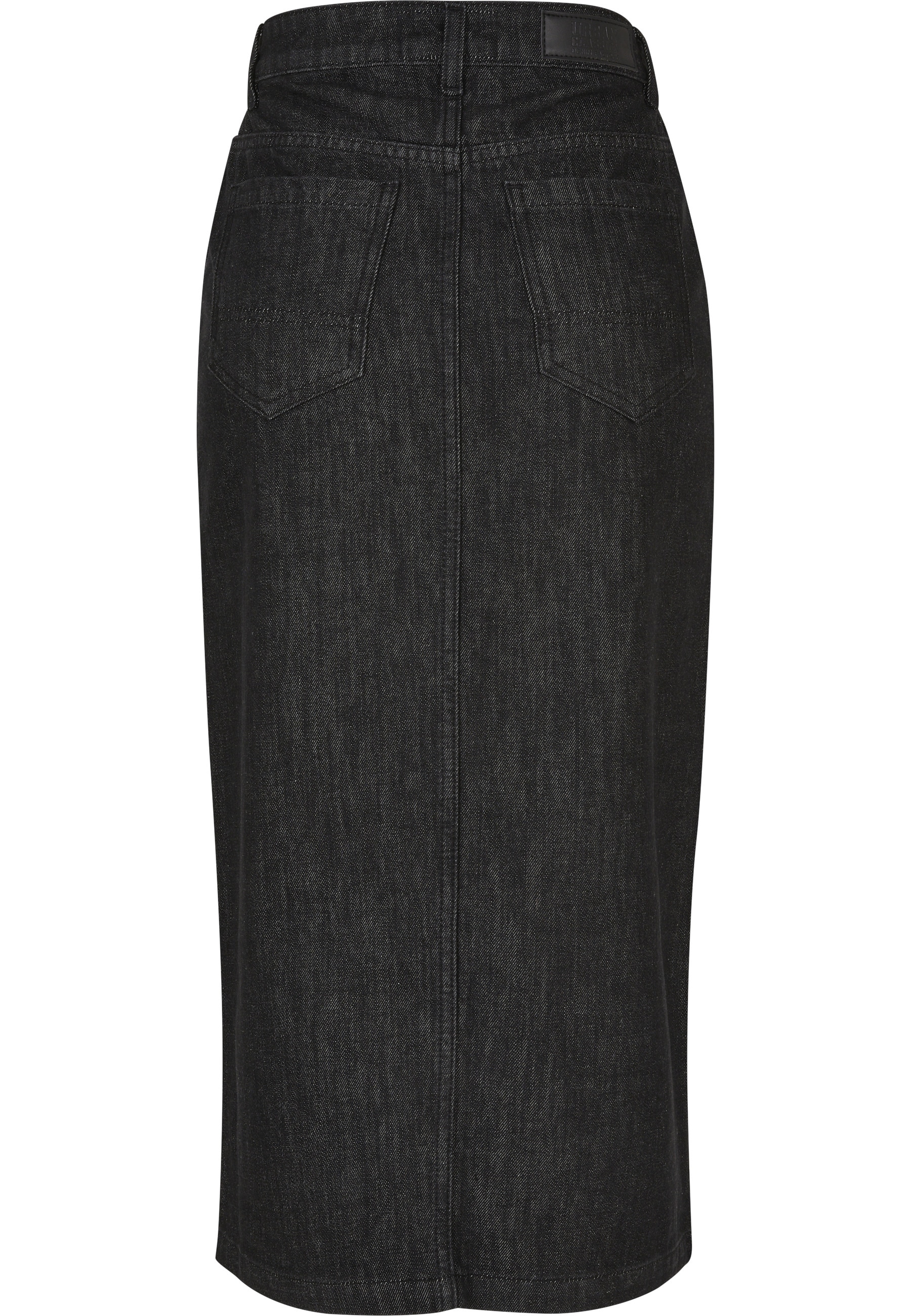 URBAN CLASSICS Jerseyrock »Urban Classics Damen Ladies Midi Denim Skirt« 1 Stk.