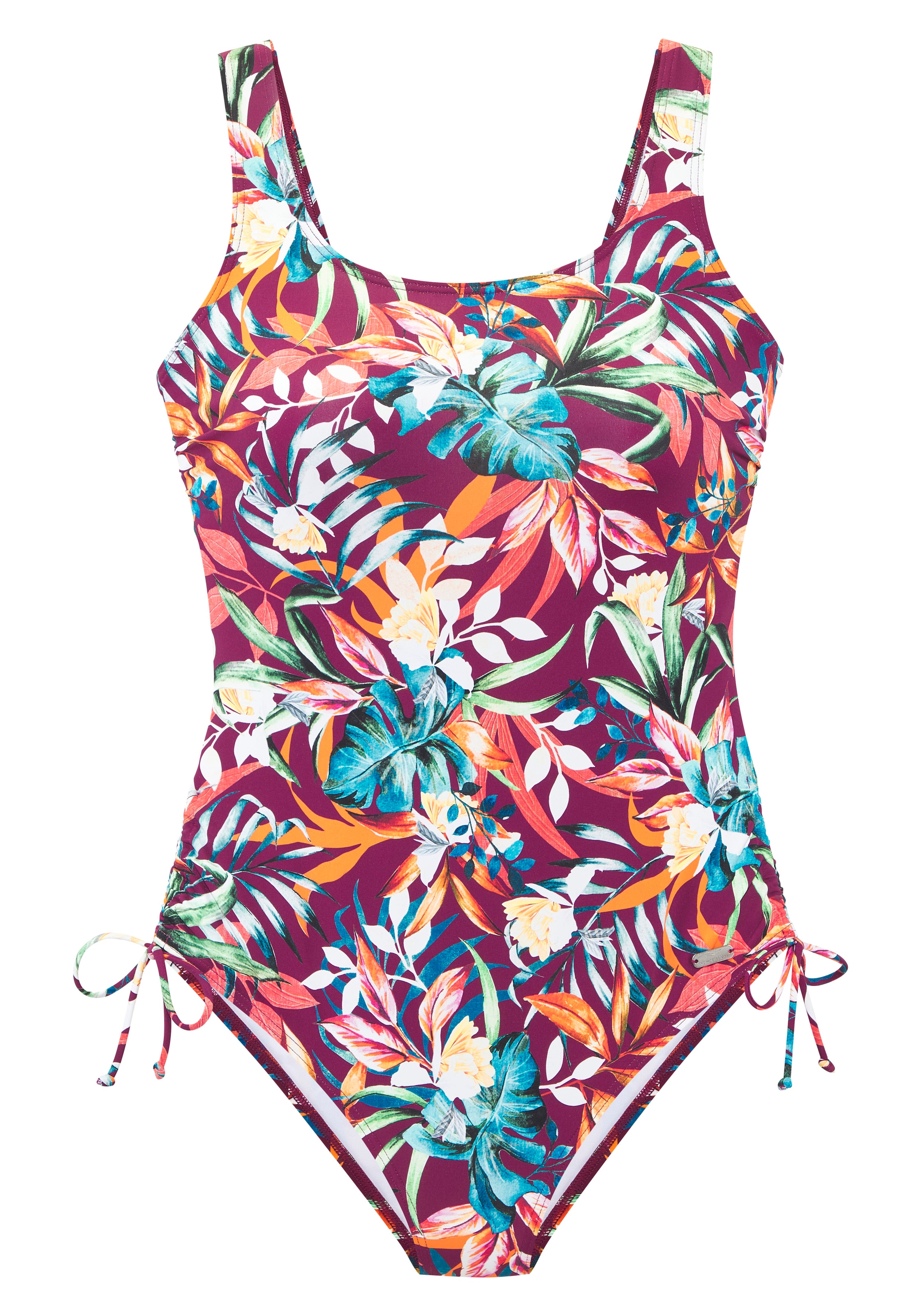 Venice Beach Badeanzug »Cadu« mit schmeichelnden Raffungen seitlich