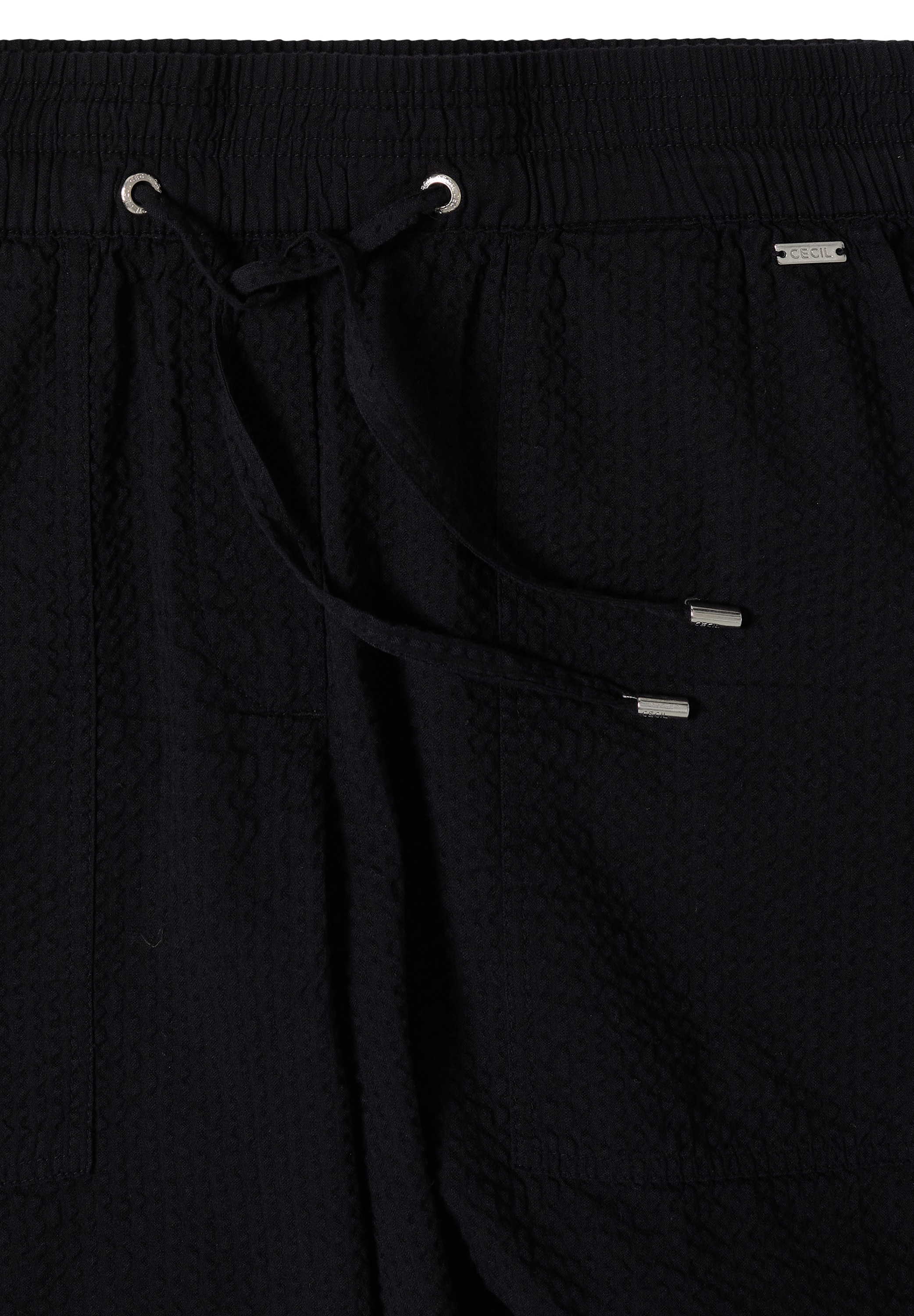 Cecil Shorts  aus Seersucker-Material
