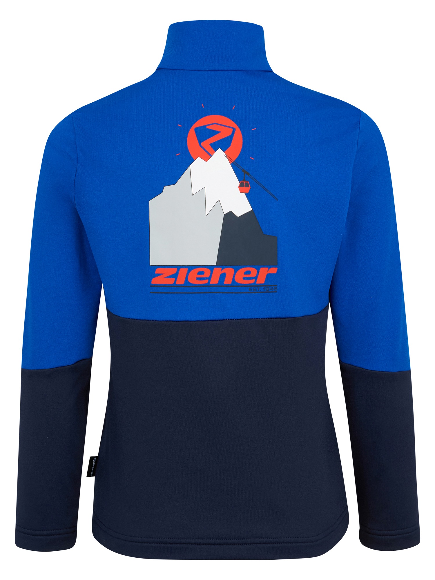 Ziener Sweatshirt »JARPS-Z JUNIOR«, Stretchmaterial, wärmend, halber Front-Reißverschluss

