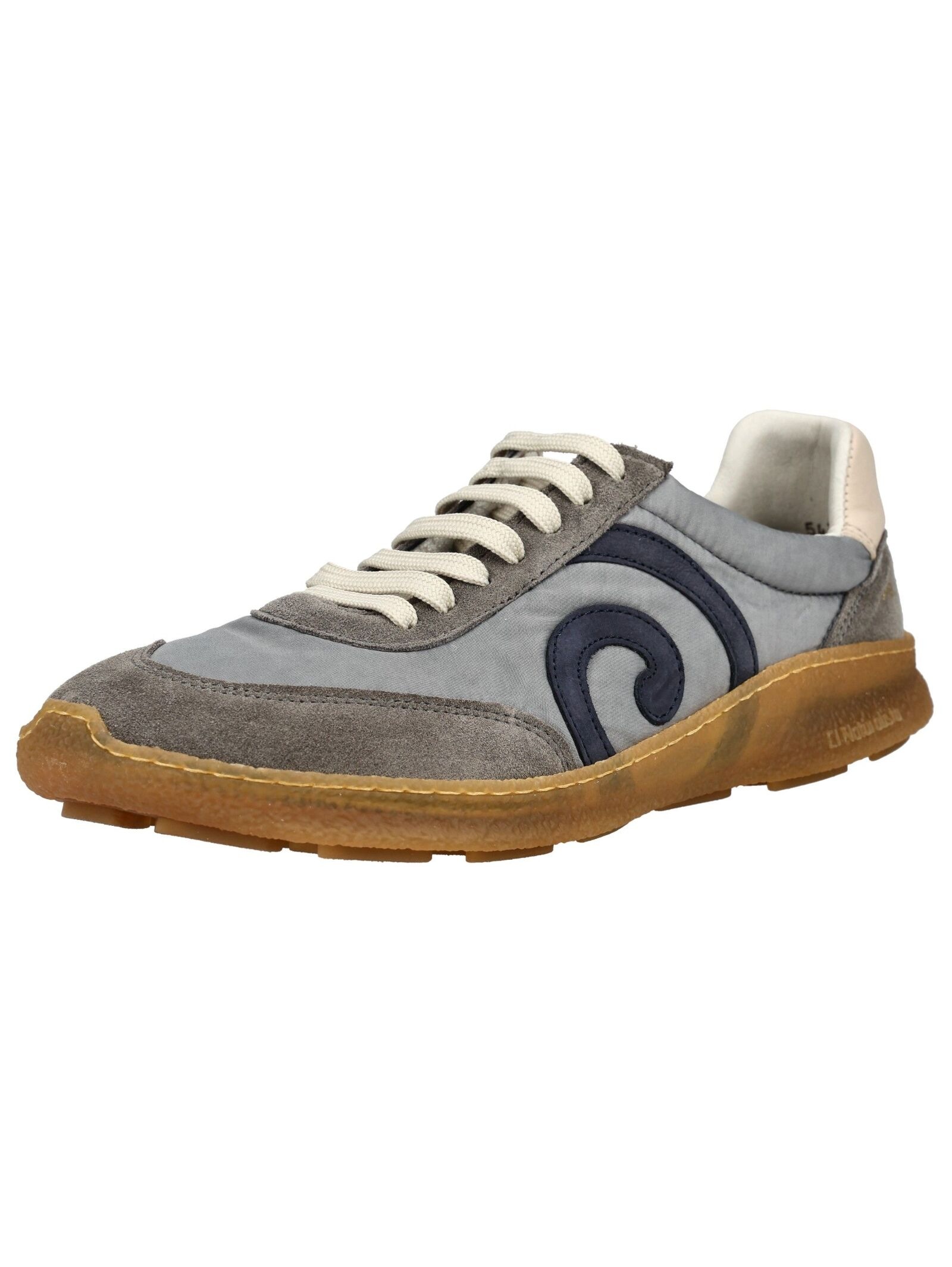 El Naturalista pour femme. 25435A110005_039 Trainers N5435A Oroel grey (45), Tissu, Plat, Lacets, Casuel, Gris