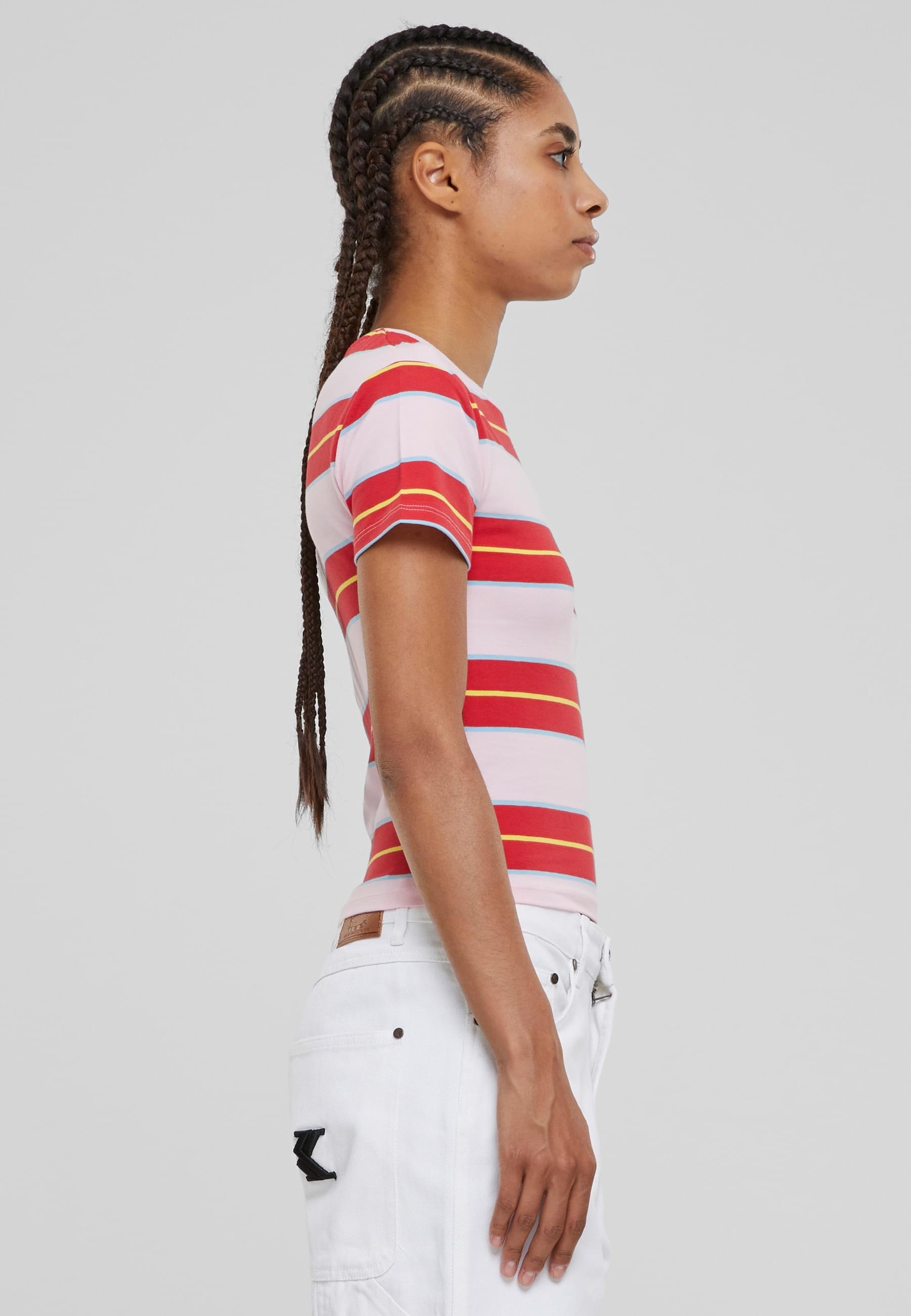 Karl Kani T-Shirt »Karl Kani Damen KW213-040-1 KK Small Signature Stripe Tee«, (1 tlg.)