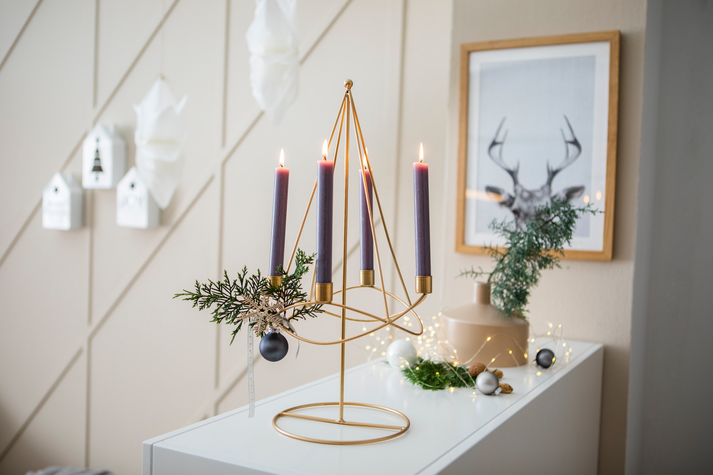 AM Design Adventsleuchter "Weihnachtsdeko", Kerzenleuchter, aus Metall, Höh günstig online kaufen