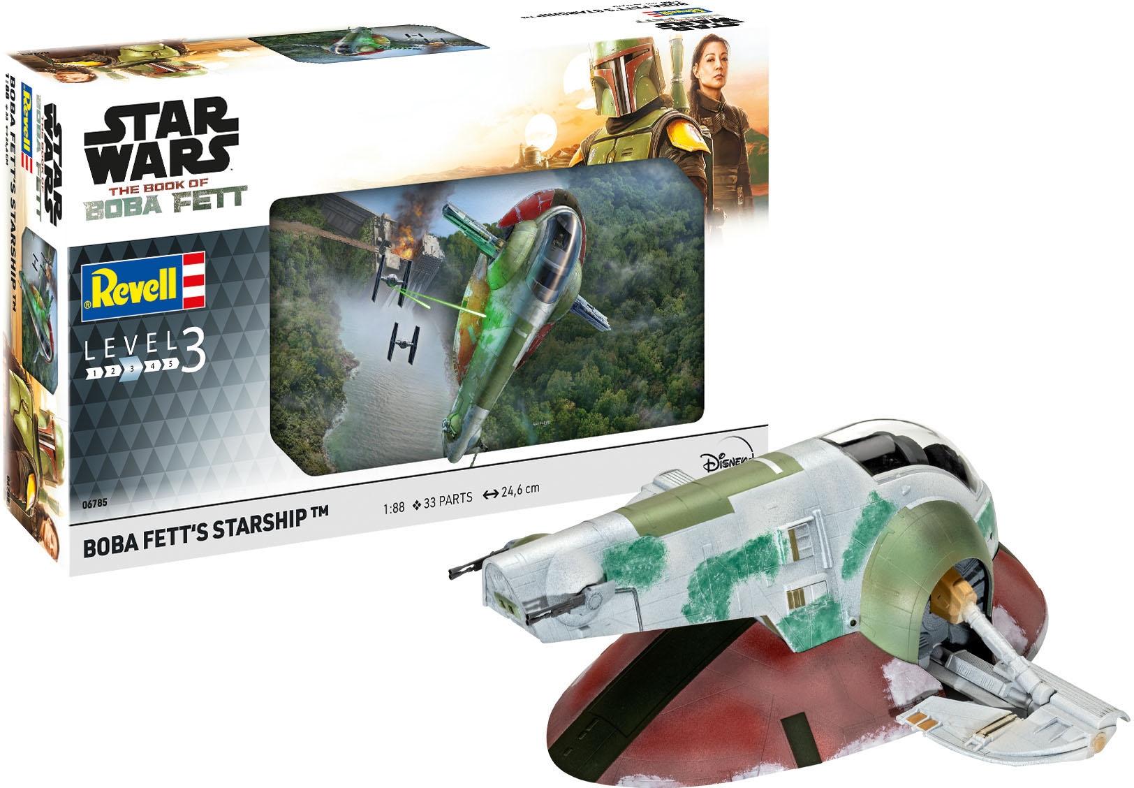 Modellbausatz »Star Wars - Boba Fett's Starship™«, 1;:88, Made in Europe