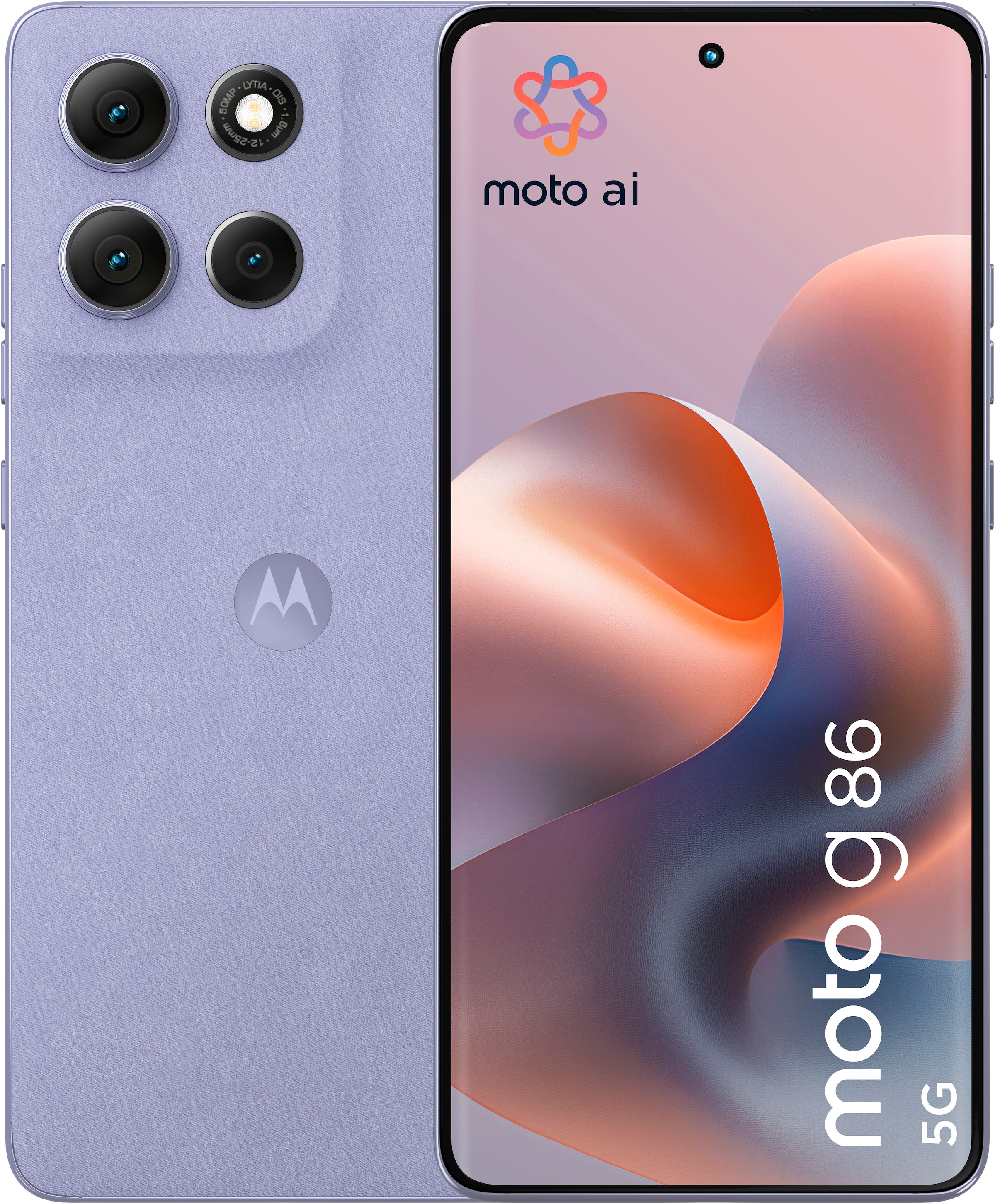 MOTOROLA Smartphone "moto g86 5G 256GB", 256 GB, blau, Mobiltelefone