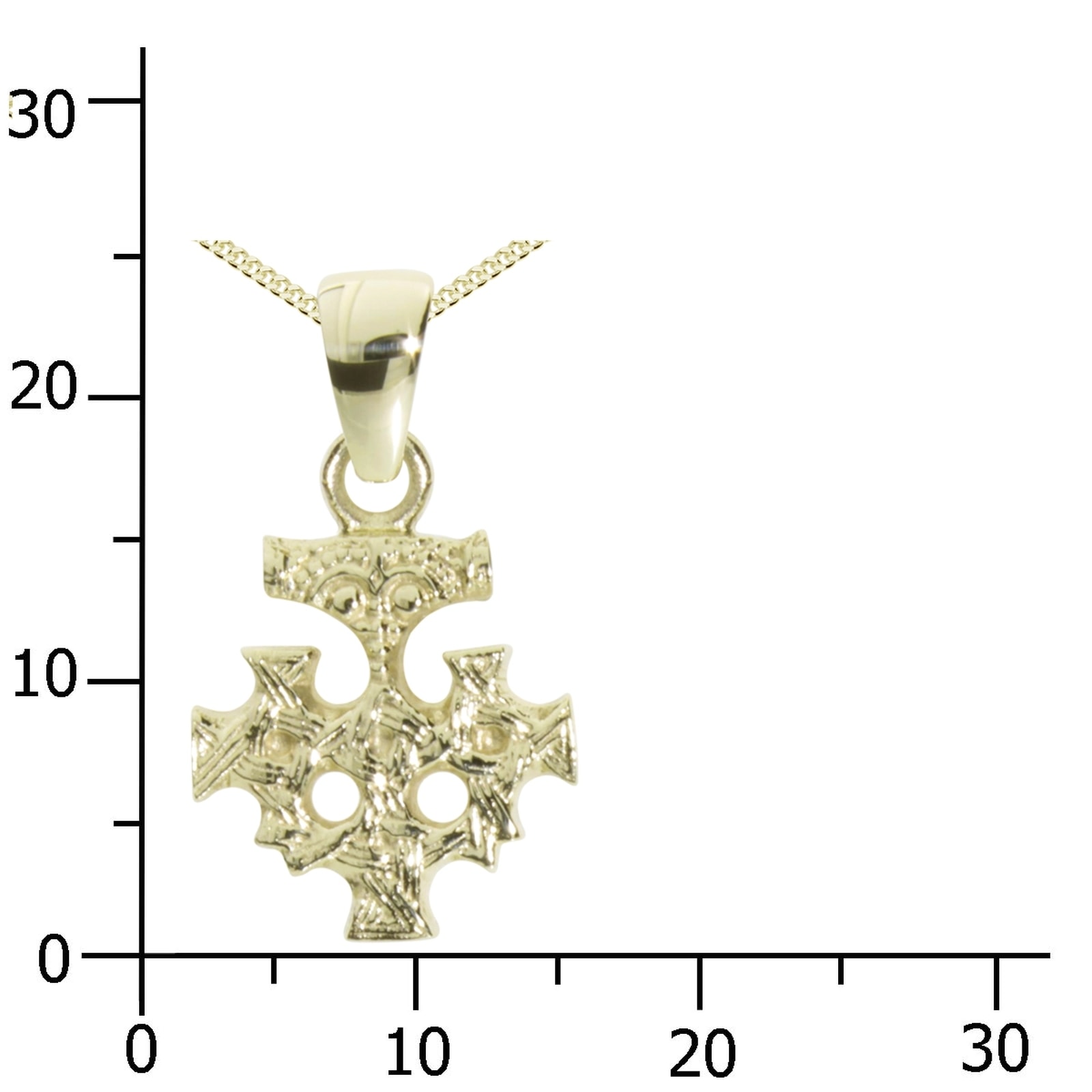OSTSEE-SCHMUCK Kette mit Anhänger »Ostsee-Schmuck Kette mit Anhänger Hiddensee 15 x 13 mm«, (2 tlg.)