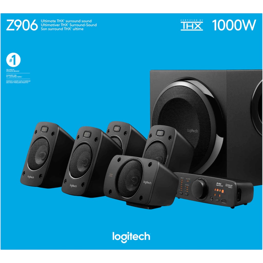 Logitech Lautsprecher »Z906«