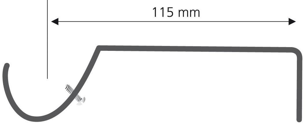 Liedeco Träger, (Set, 2 St.), für Gardinenstangen Ø 16 mm auf Rechnung |  BAUR | Gardinenstangenhalter