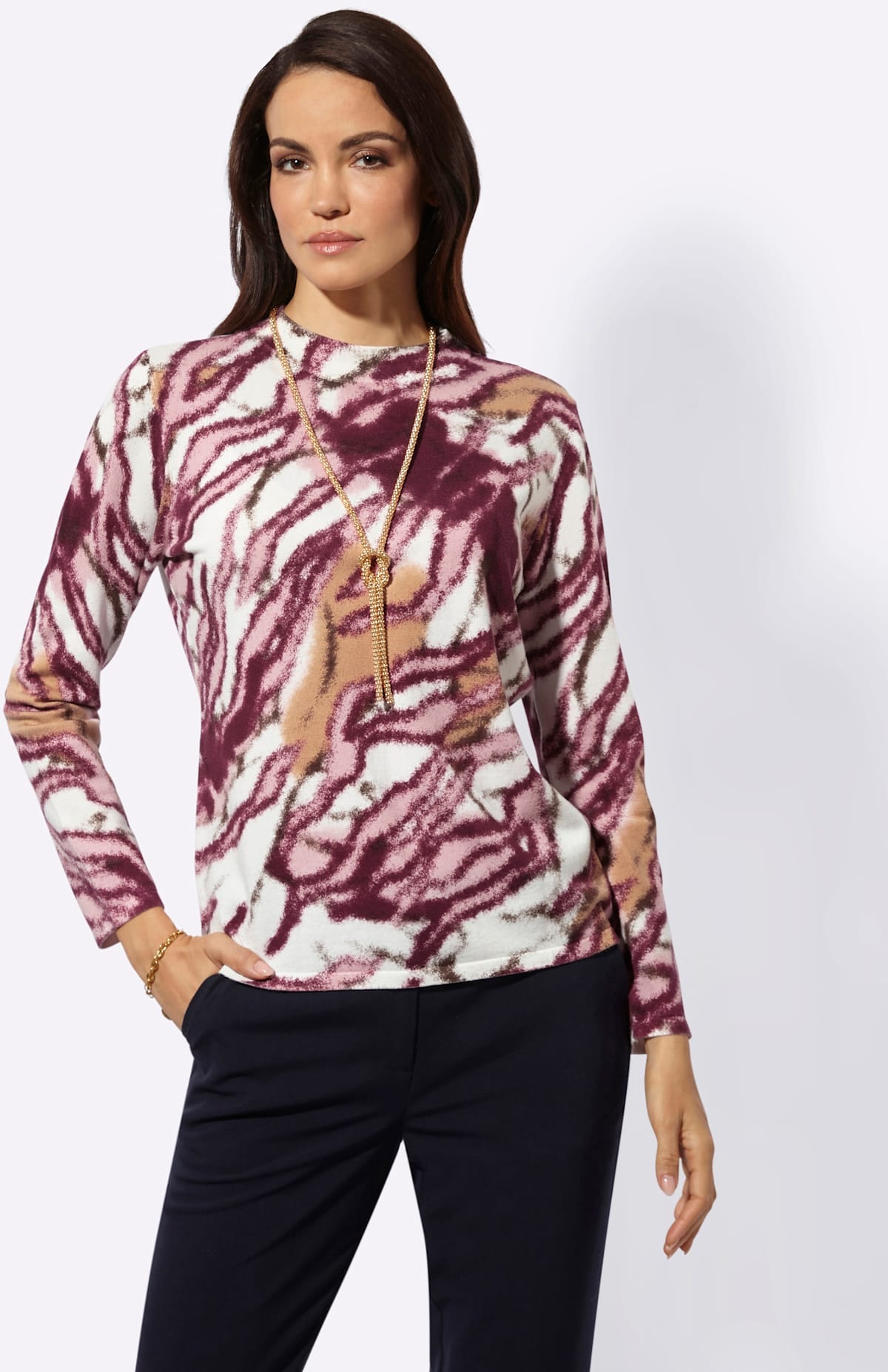 creation L Strickpullover "Lyocell-Mix-Pullover"