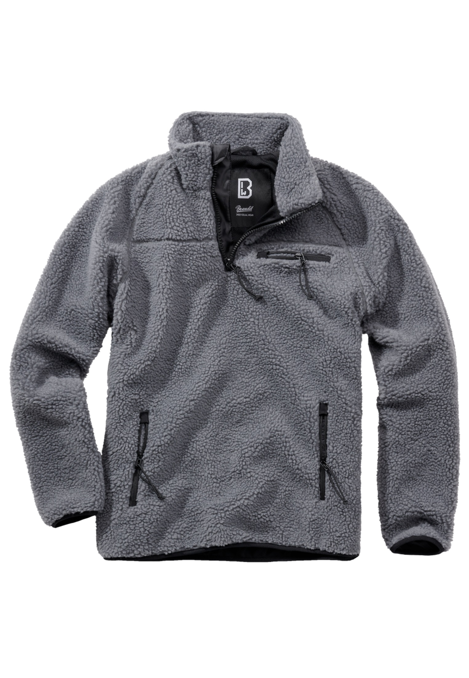 Brandit Sweatjacke "Brandit Herren Teddyfleece Troyer" 1 Stk. tlg. günstig online kaufen