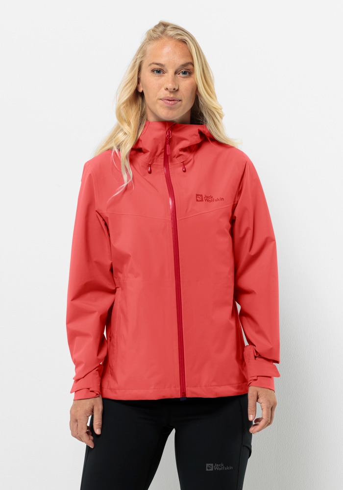 Jack Wolfskin Funktionsjacke "HIGHEST PEAK 3L JKT W", mit Kapuze