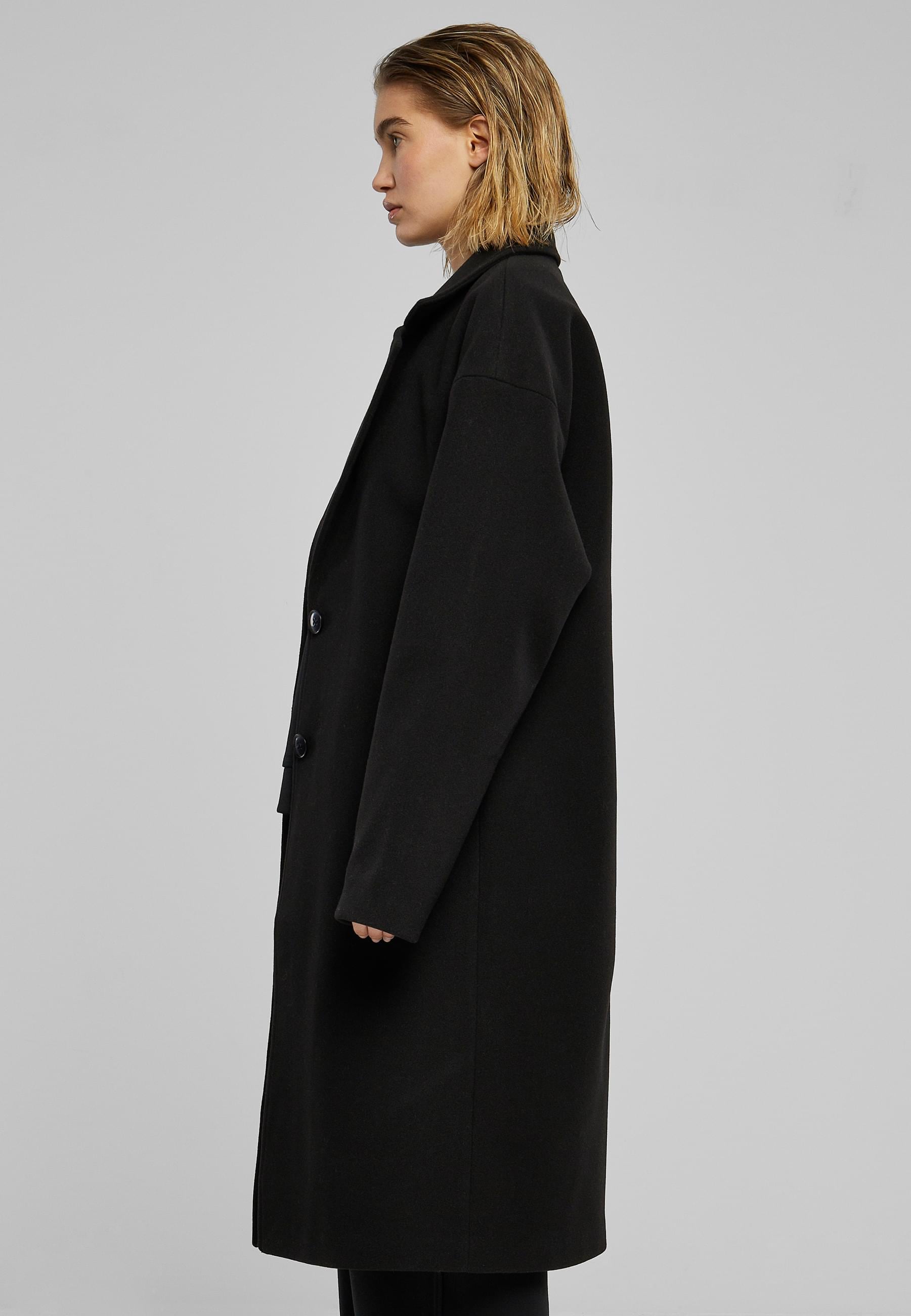 URBAN CLASSICS Winterjacke »Urban Classics Damen Ladies Oversized Long Coat«, (1 St.), ohne Kapuze