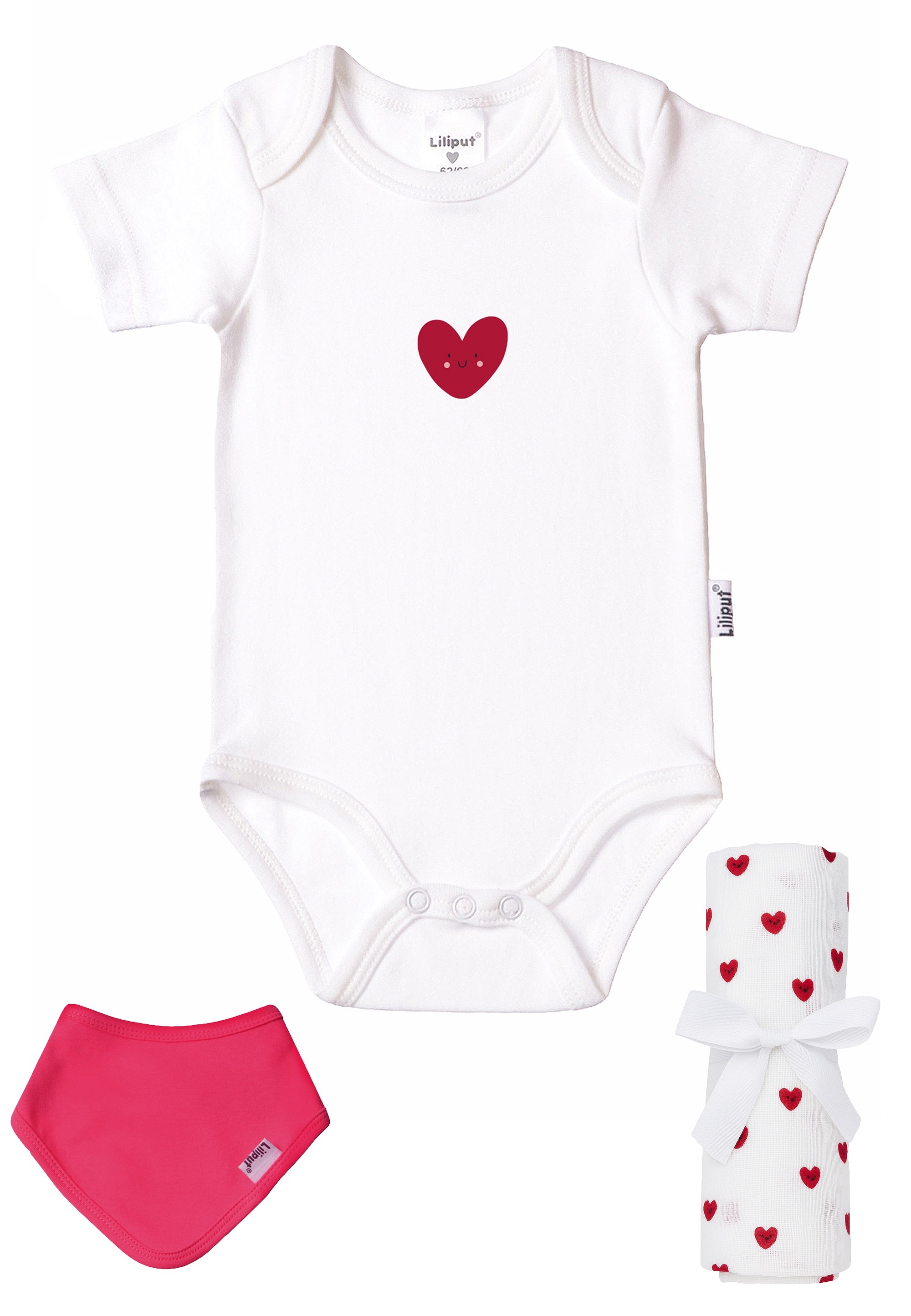 Liliput Erstausstattungspaket »Herzchen« 3 mit niedlichem Print