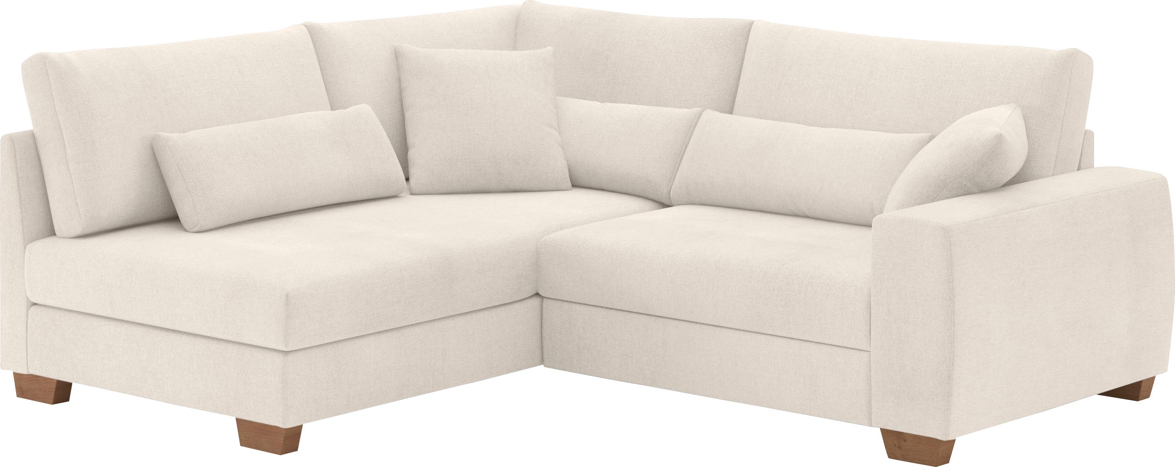 Mr. Couch Ecksofa "Hilla L-Form", Mit Federkern, wahlweise mit Bettfunktion günstig online kaufen