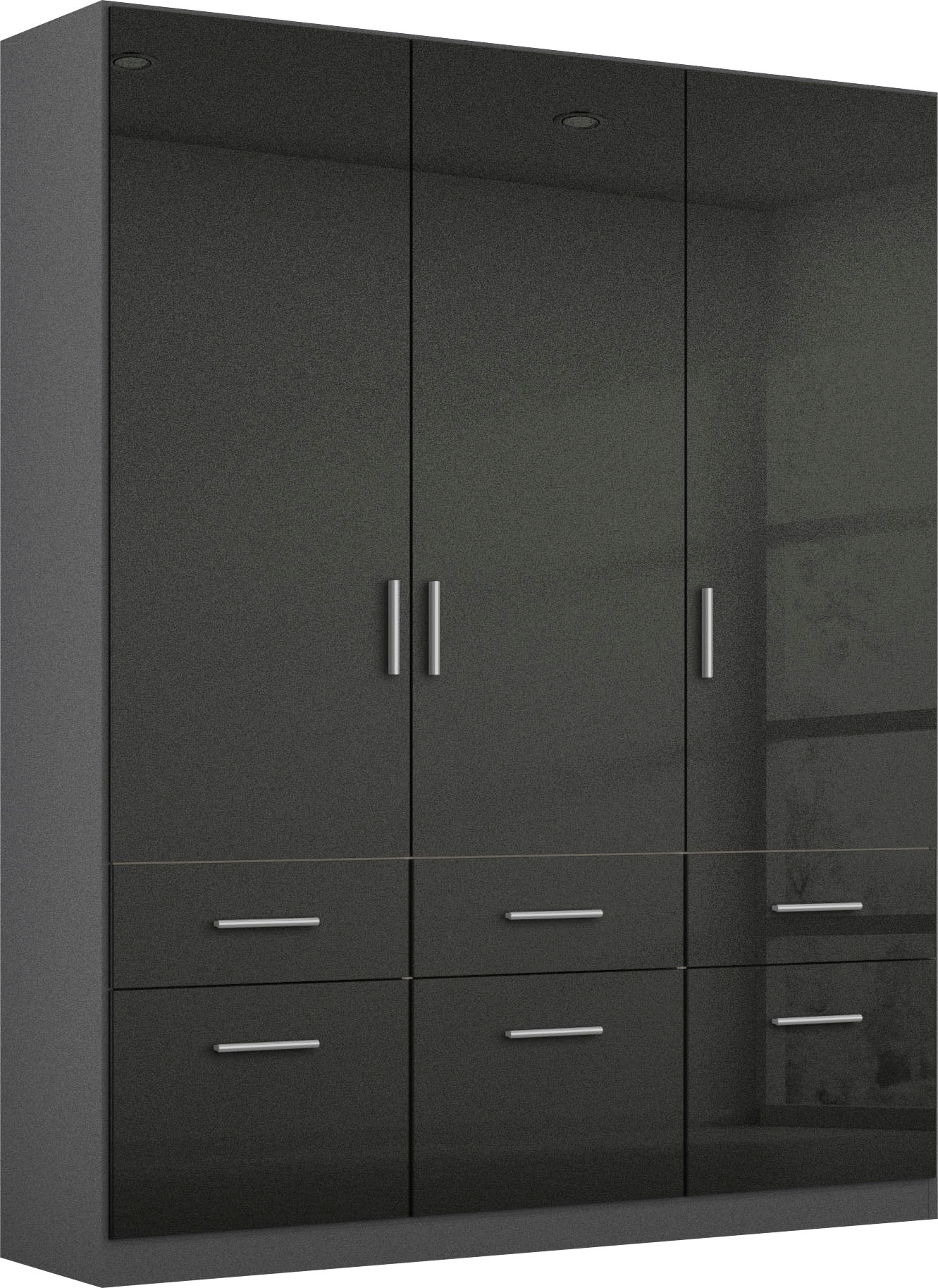 rauch Drehtürenschrank "Kleiderschrank Schrank Garderobe Schlafzimmerschrank CELLE" in 4 Breiten und 2 Höhen, optional mit Schubkästen MADE IN GERMANY