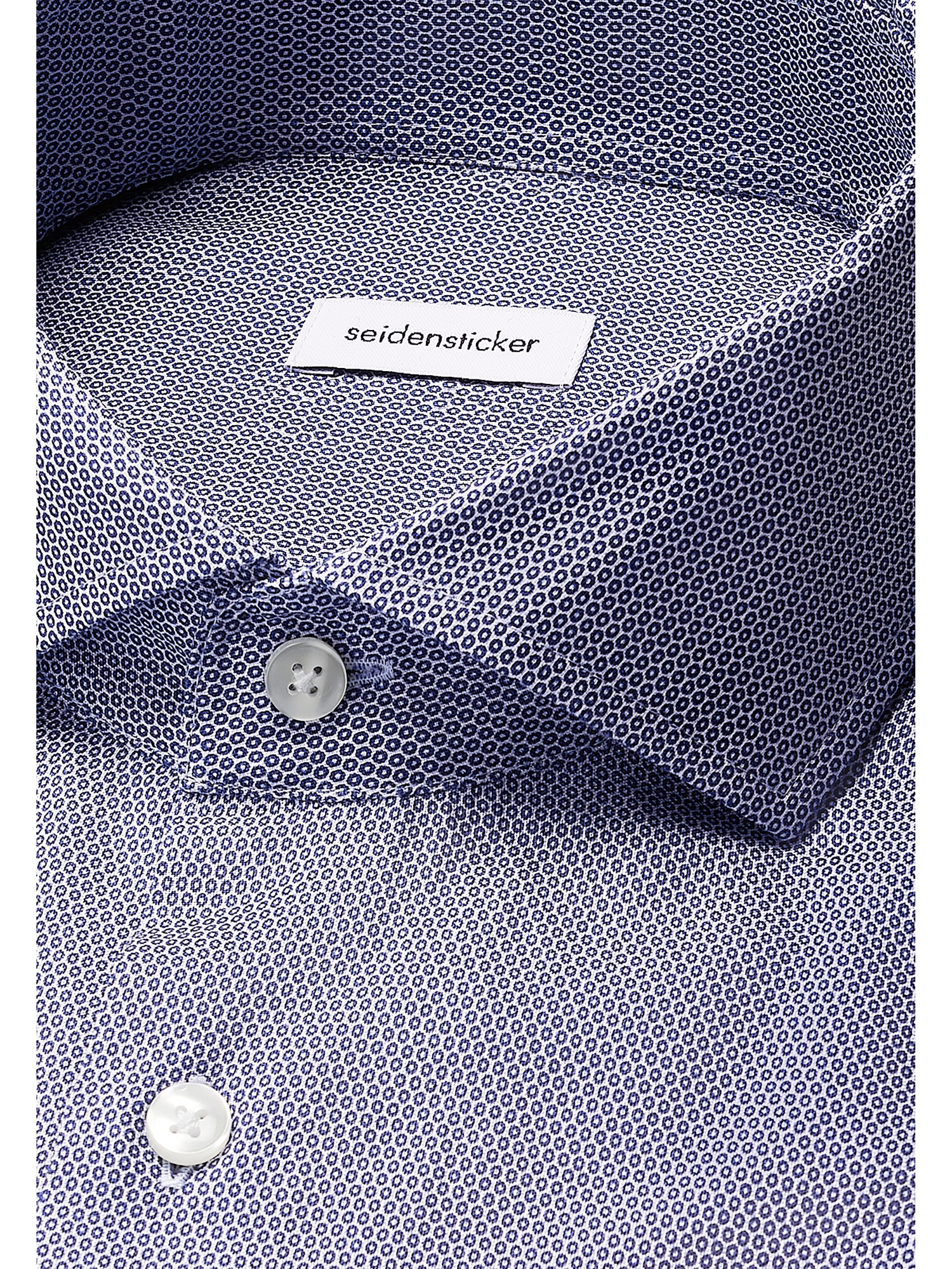 seidensticker Businesshemd »Schwarze Rose«, Regular 1/1 Kentkragen Druck