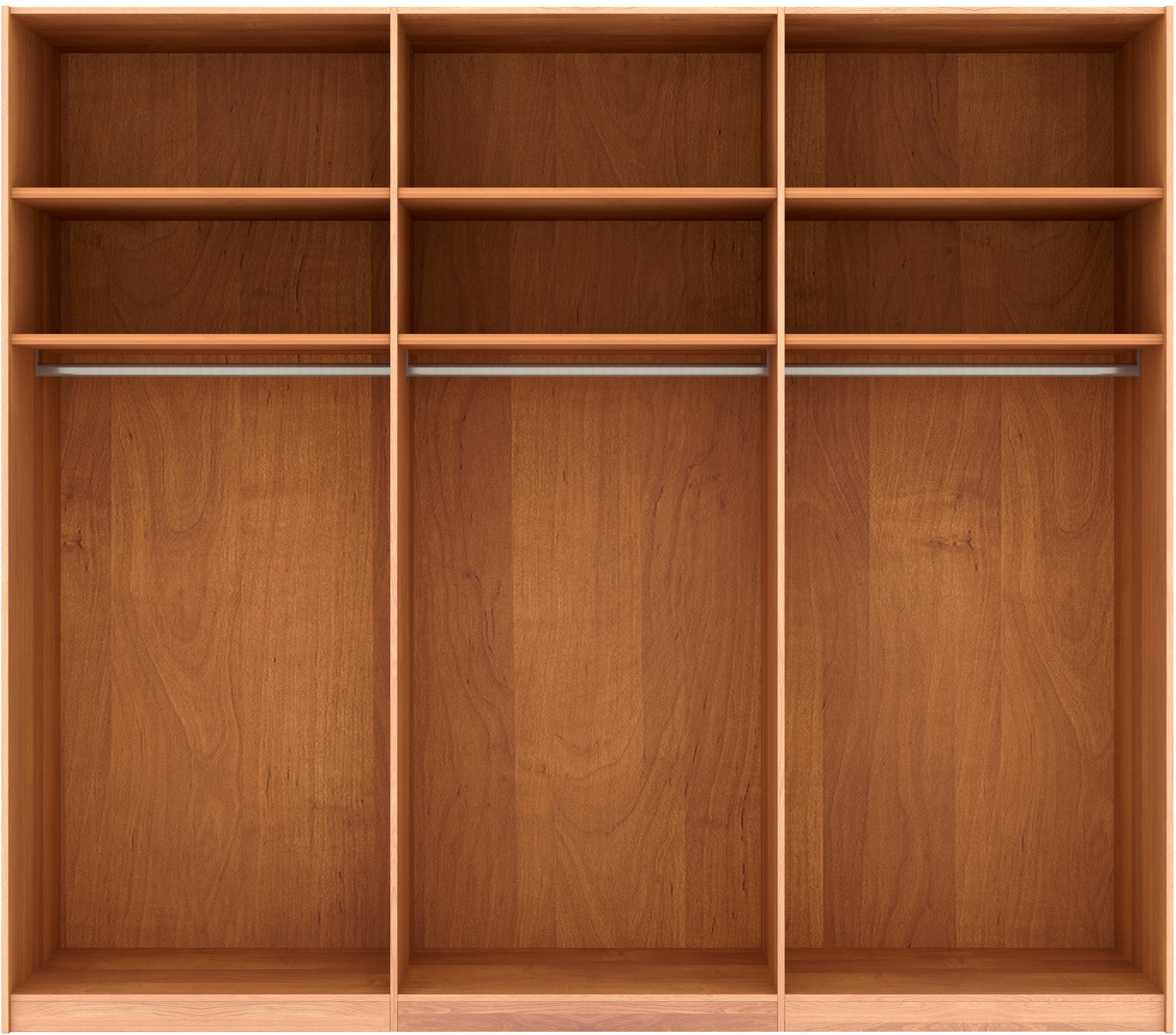 Musterring Schwebetürenschrank »Sorrent, Kleiderschrank, Schrank, Schiebetüren«, (Teilmassiv Eiche, MADE IN GERMANY), Türen in Eiche massiv mit Kassetten-Optik, verschiedene Maße verfügbar