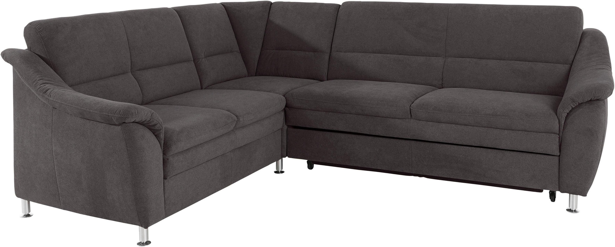 Places of Style Ecksofa "Cardoso L-Form", Federkern, wahlweise mit Bett, Sc günstig online kaufen