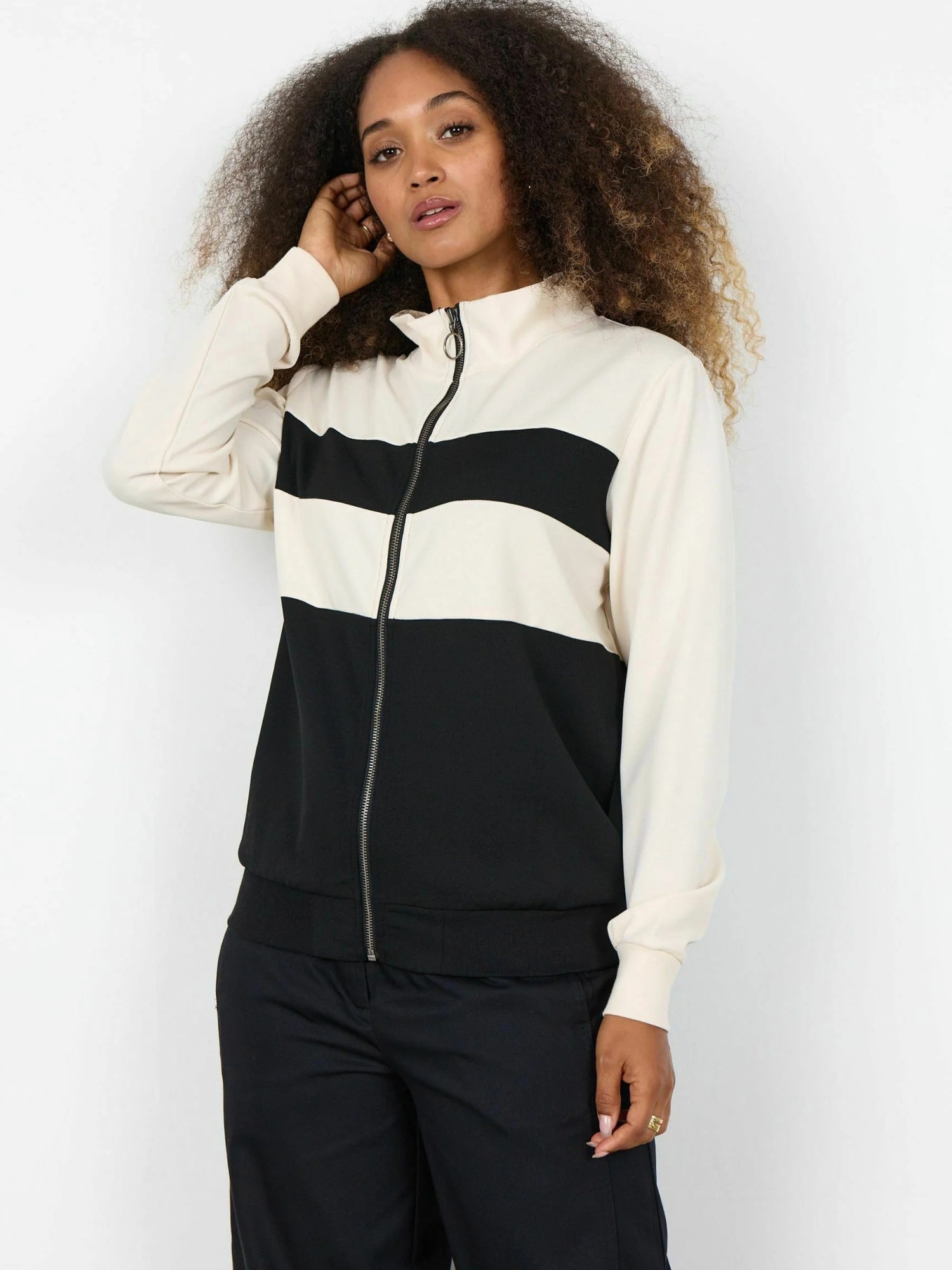 Soya Concept SC-Siham Knit Sweater Black Combi XL 2