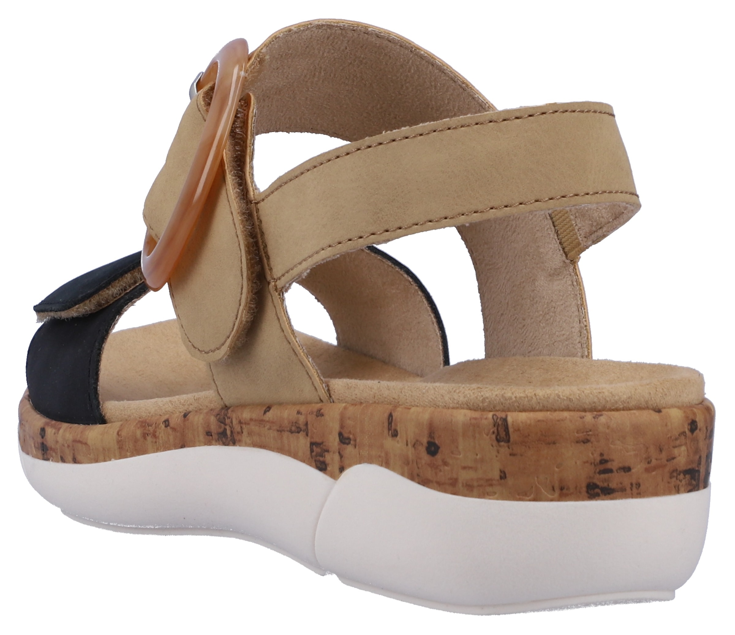 Remonte Keilsandalette, Sommerschuh, Riemchensandale, praktische Klettverschlüsse