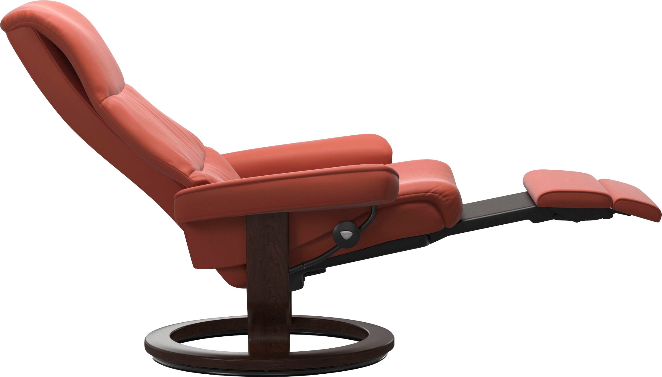 Relaxsessel STRESSLESS "View", henna batick, B:91cm H:109cm T:82cm, Leder BATICK: BATICK ist ein leicht korrigiertes, durchgefärbtes und genarbtes Möbelleder, bei dem die meisten Unebenheiten und Spuren in der Regel entfernt wurden.;Leder PALOMA: PALOMA i 6