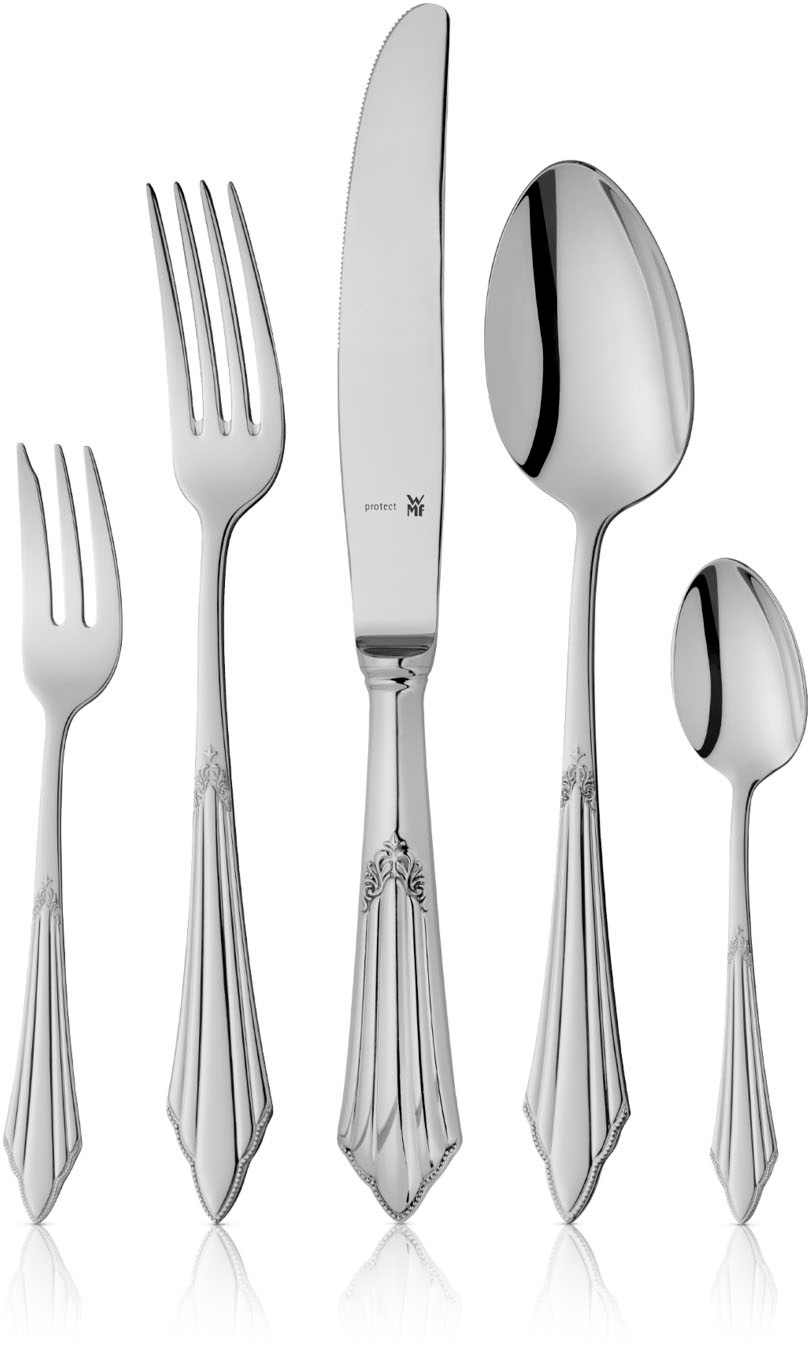WMF Besteck-Set »Fächer«, (Set, 30 tlg.), ergonomisch, Cromargan protect