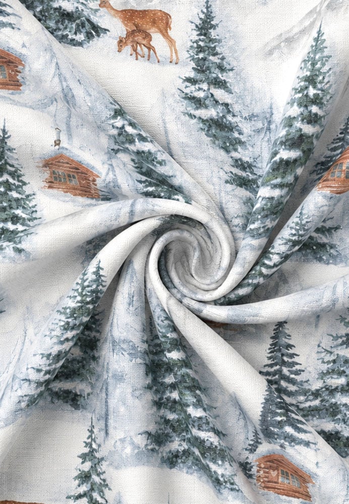 Castell - Markenbettwäsche Bettwäsche »0350367 Polycotton-Biber Bettwäsche 65% Baumwolle, 25% Polyester« 2 wärmend weich, Reißverschluss, Winterbettwäsche, Grafik-Print