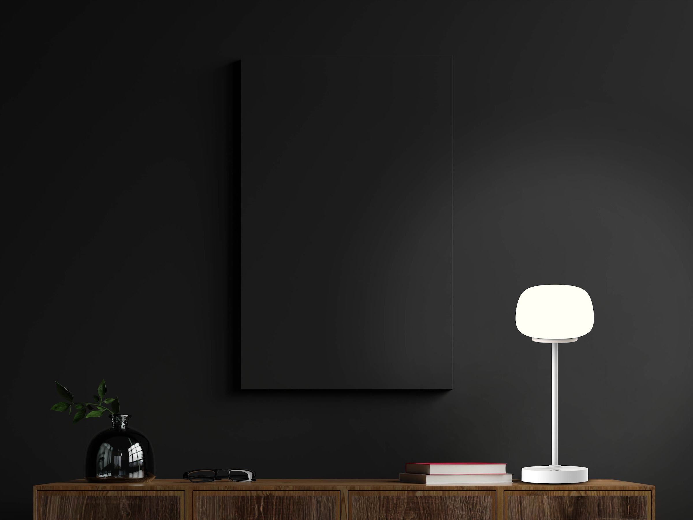 näve LED Tischleuchte »Pina«, 1 flammig, Leuchtmittel LED-Modul | LED wechselbar, Akku aufladbar, USB Typ C inkl. Kabel 100cm, Touch, dimmbar