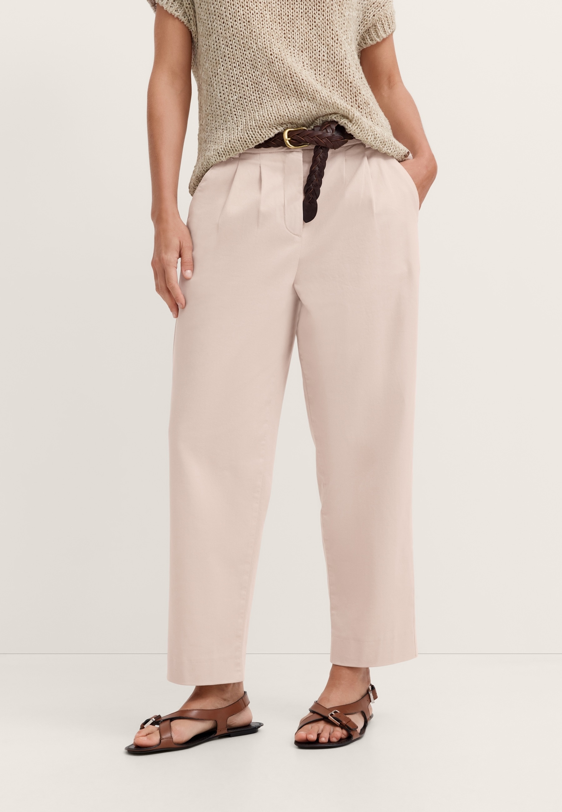 bugatti Stoffhose Modern Fit mit Bundfalten günstig online kaufen